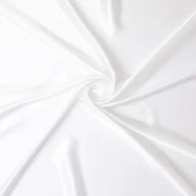 Luxurious White Pure Silk Satin Fabric, 110 cm Width-D20129