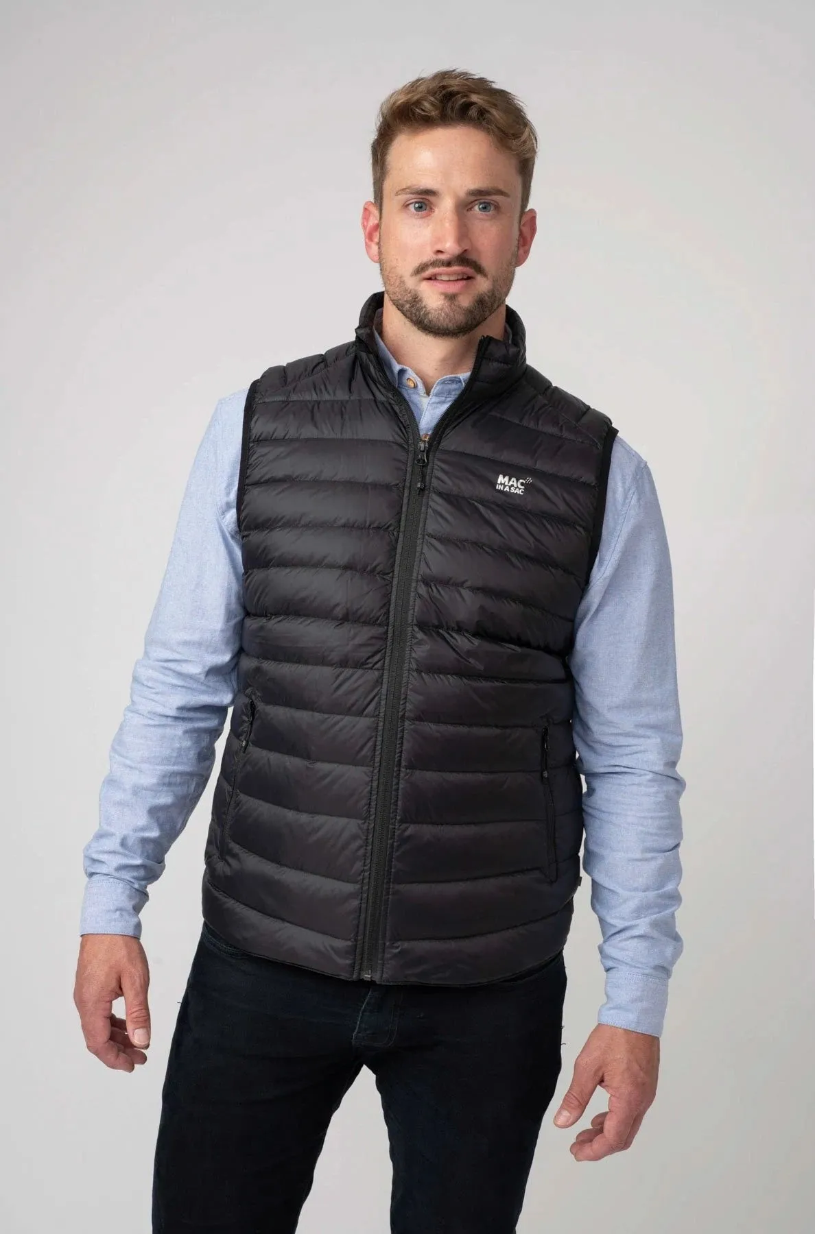 Mac in A Sac Mens Alpine Gilet Black