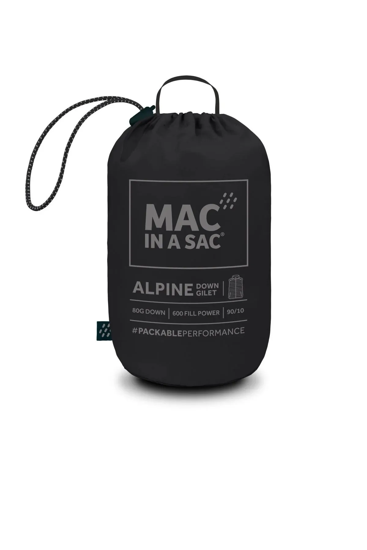 Mac in A Sac Mens Alpine Gilet Black