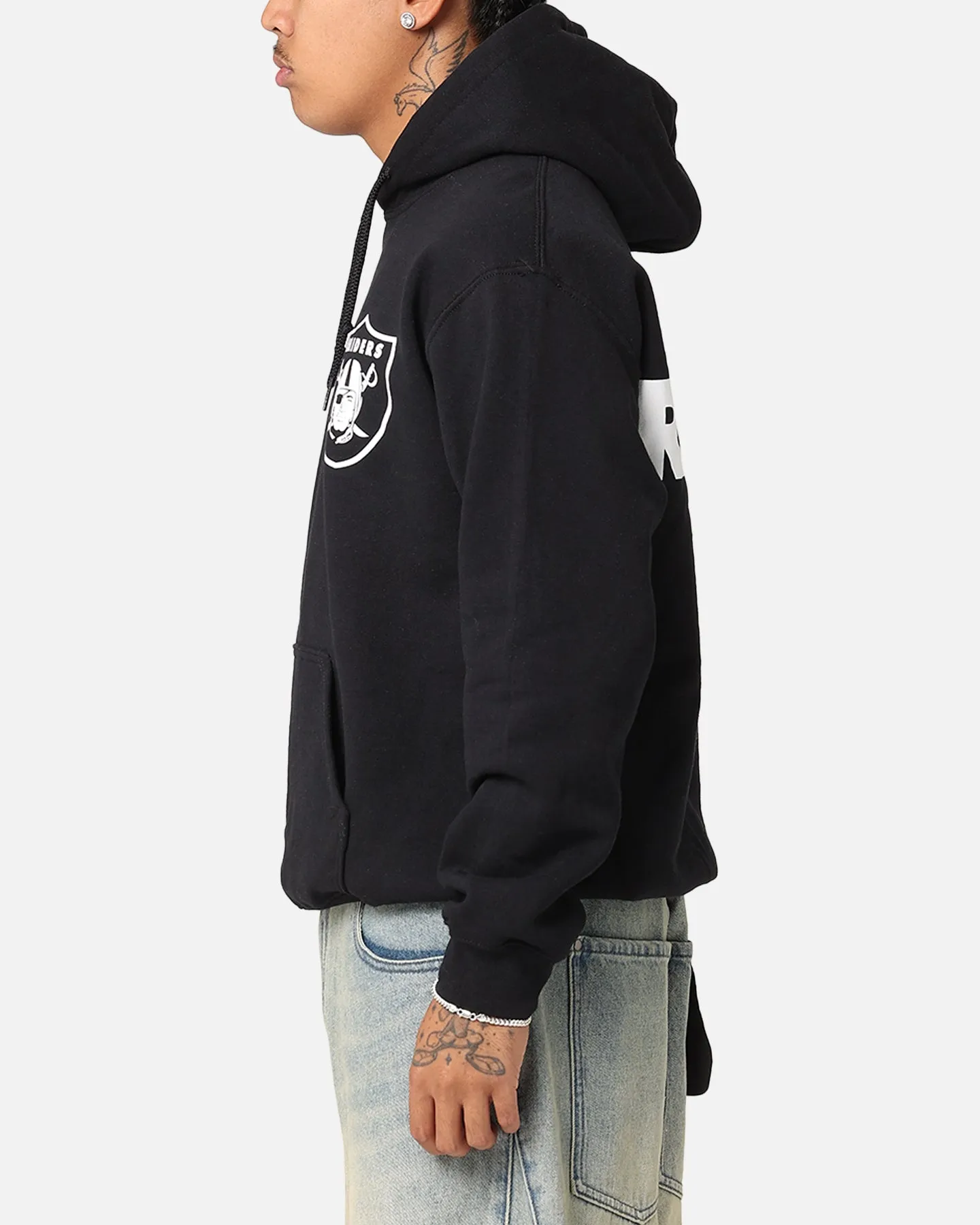 Majestic Athletic Las Vegas Raiders Arch Stack Hoodie Black