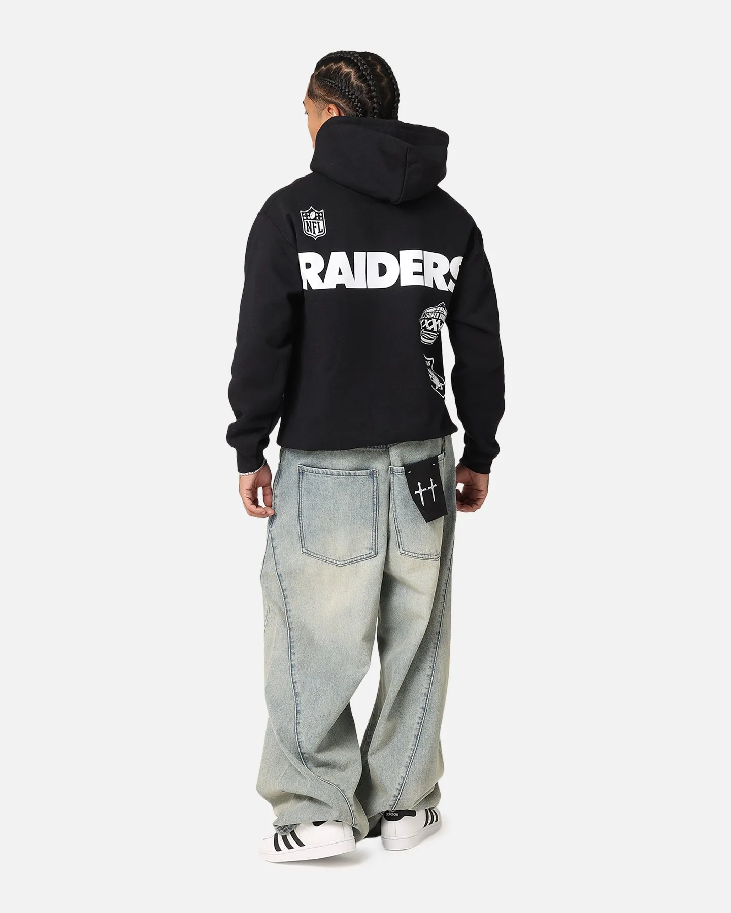 Majestic Athletic Las Vegas Raiders Arch Stack Hoodie Black