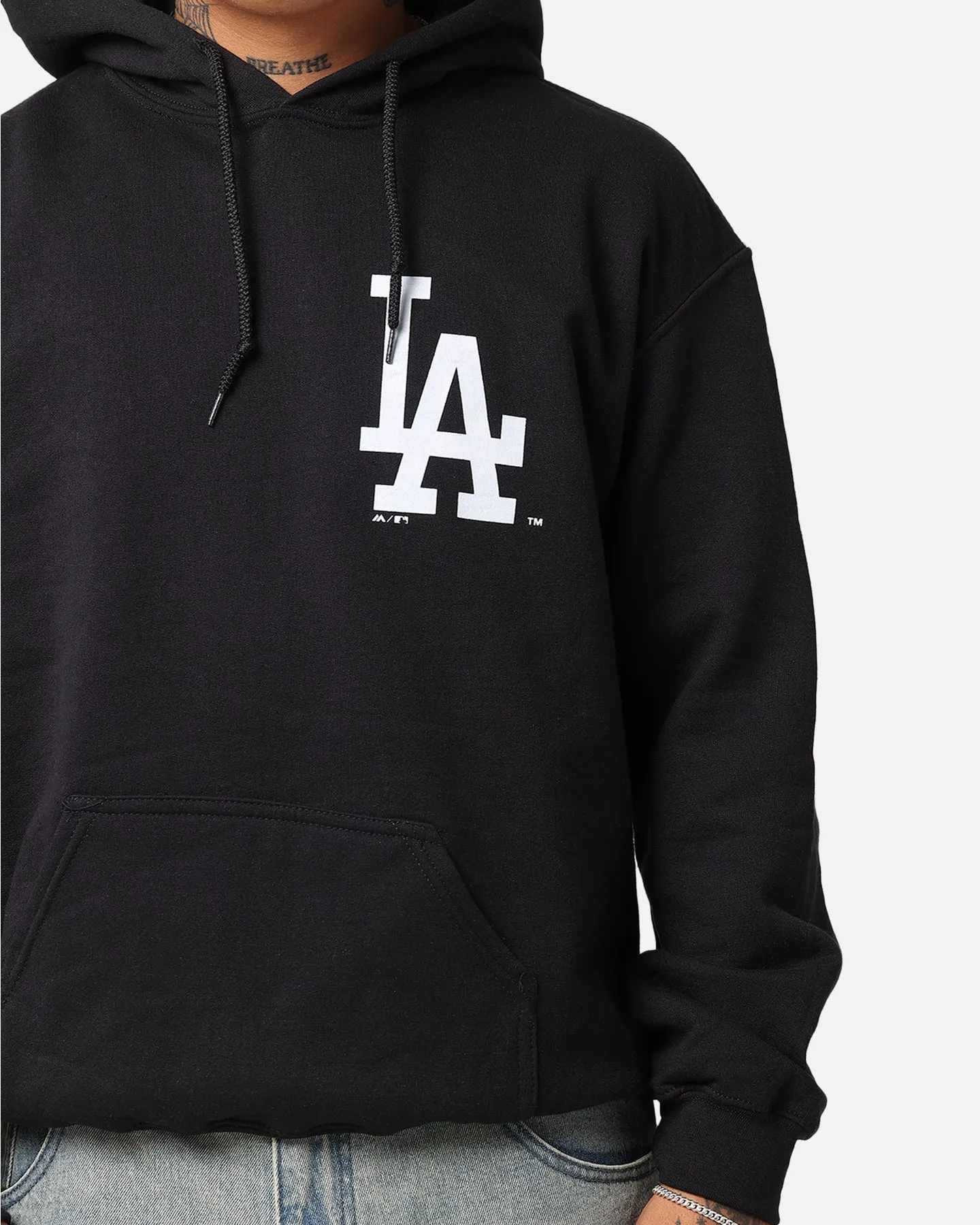 Majestic Athletic Los Angeles Dodgers Arch Stack Hoodie Black