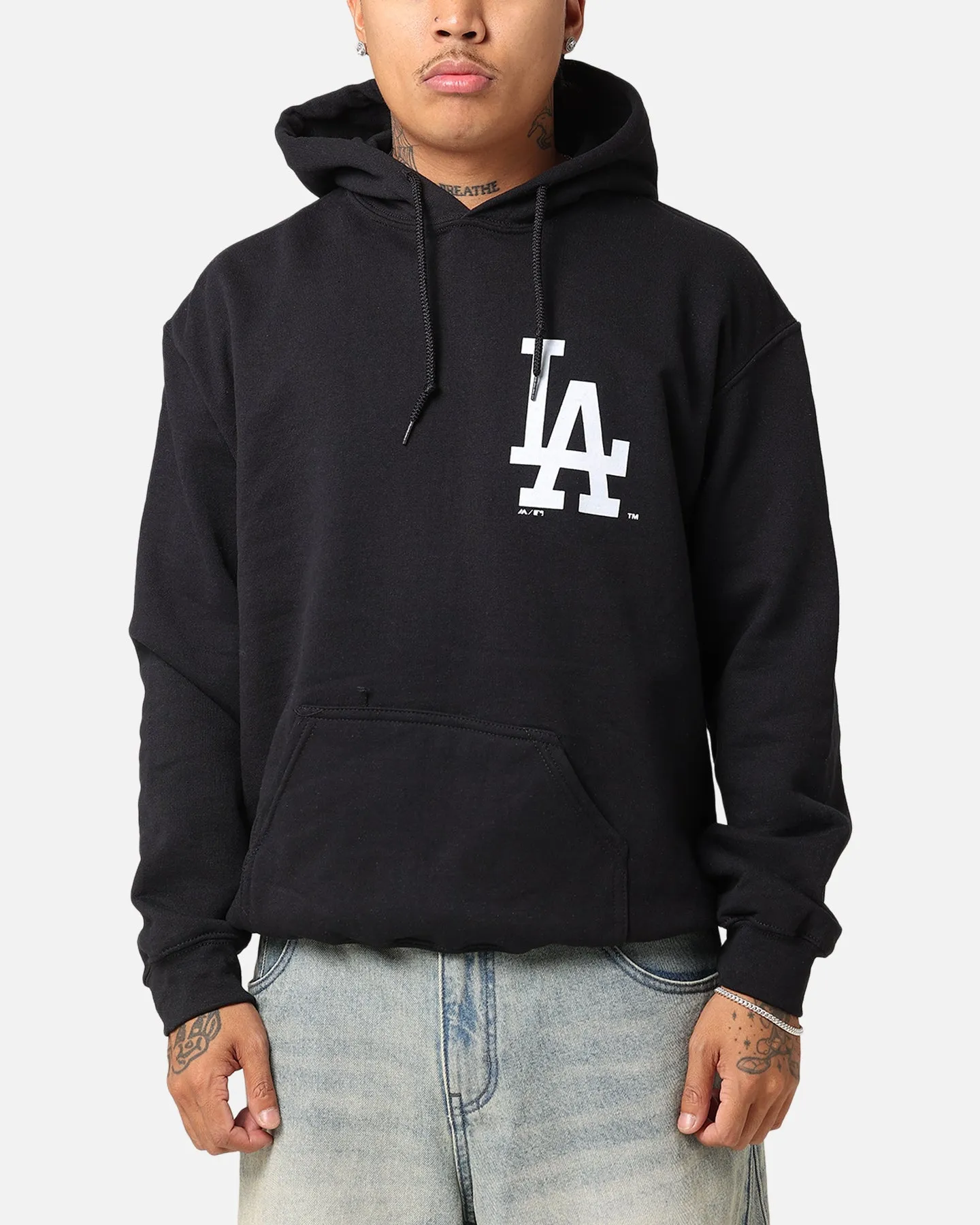 Majestic Athletic Los Angeles Dodgers Arch Stack Hoodie Black