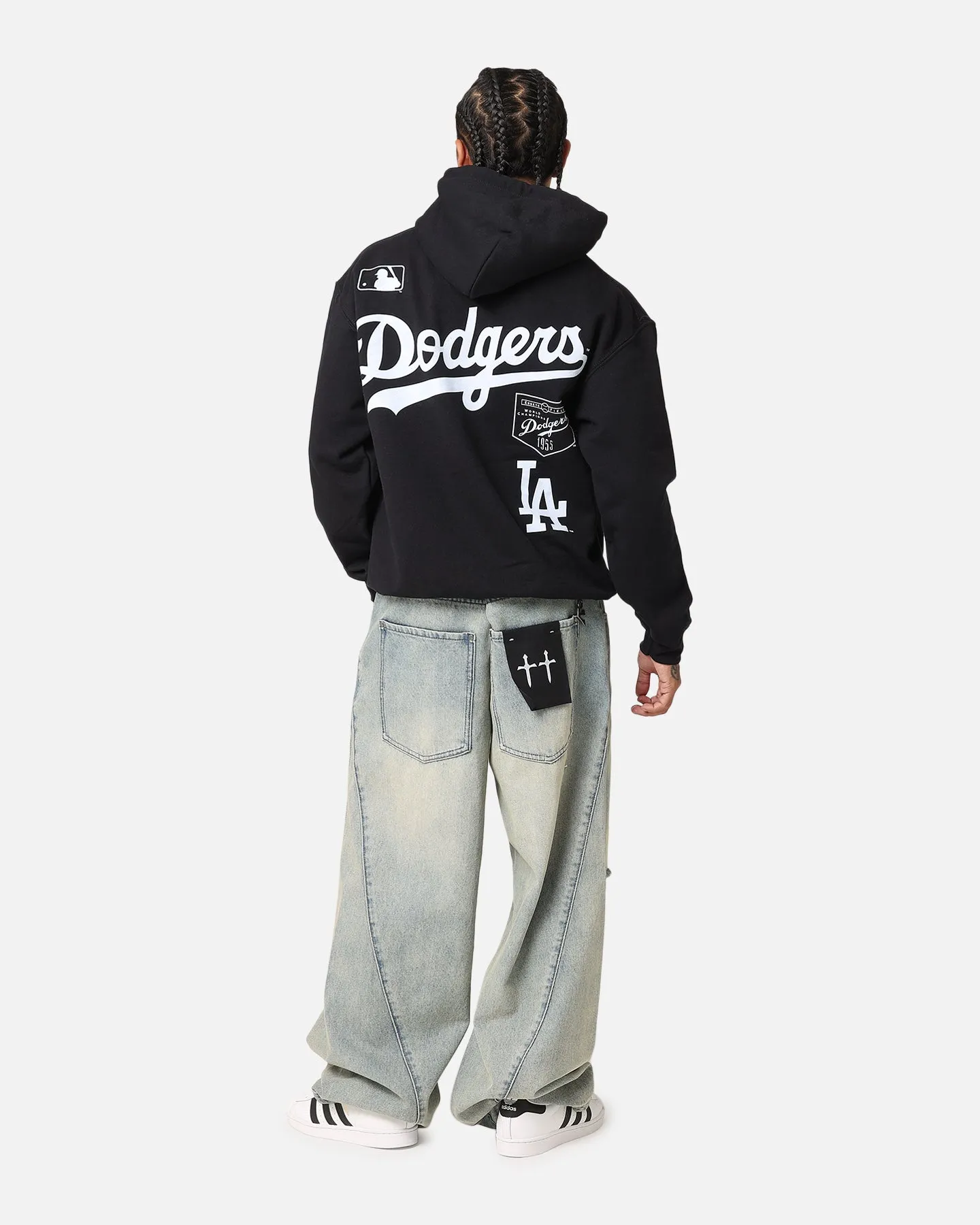 Majestic Athletic Los Angeles Dodgers Arch Stack Hoodie Black