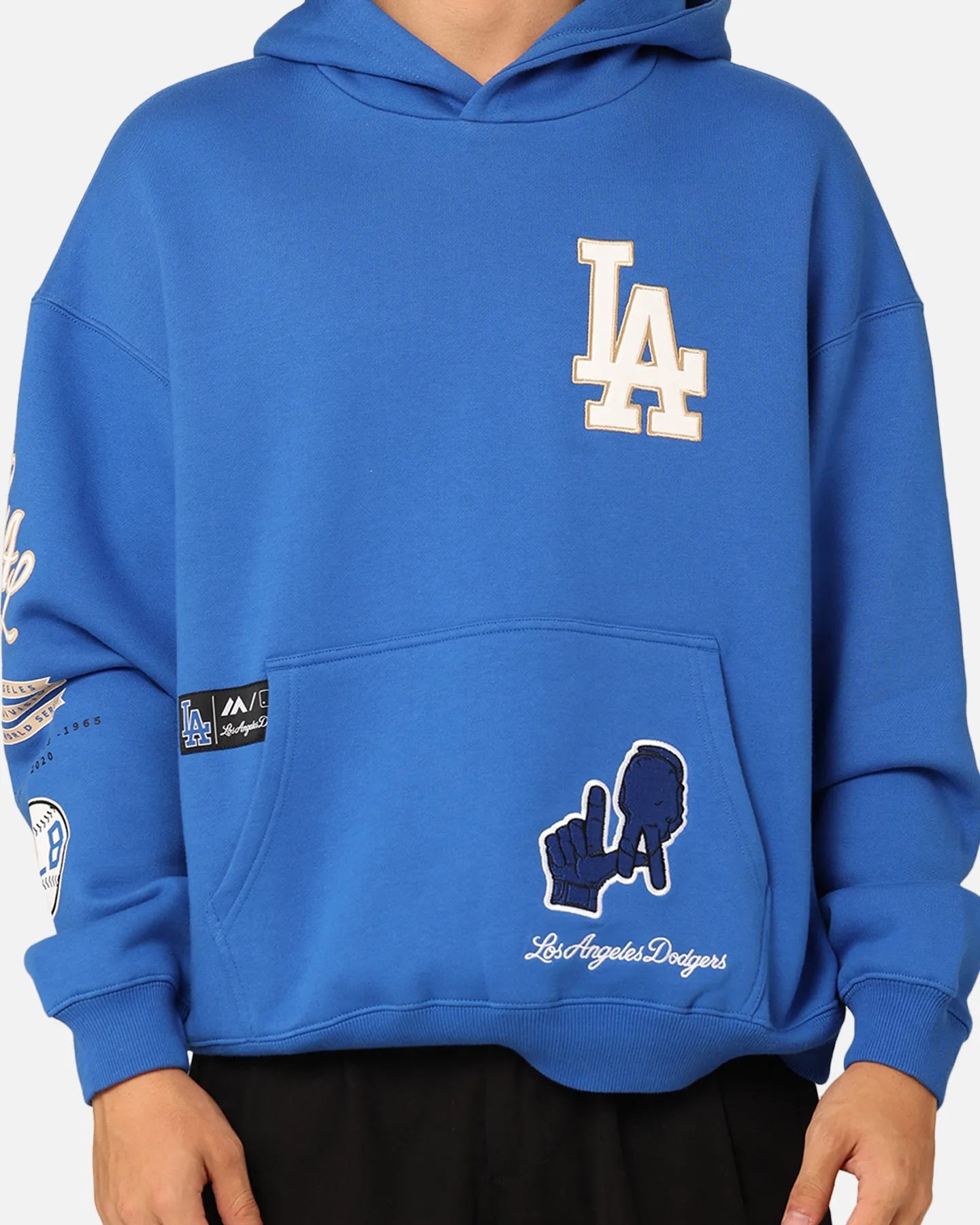 Majestic Athletic Los Angeles Dodgers City Appliqué Hoodie Olympic Blue