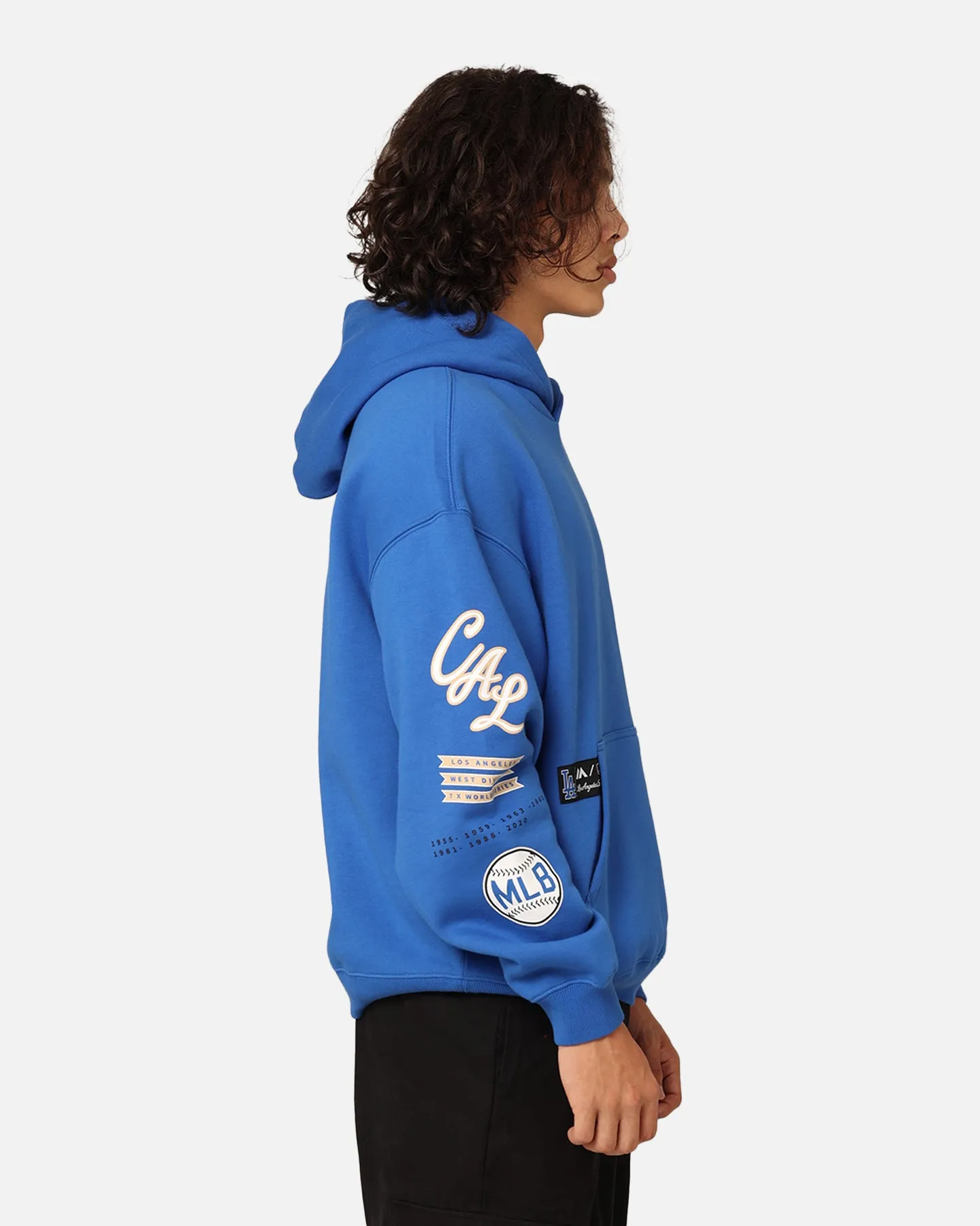 Majestic Athletic Los Angeles Dodgers City Appliqué Hoodie Olympic Blue