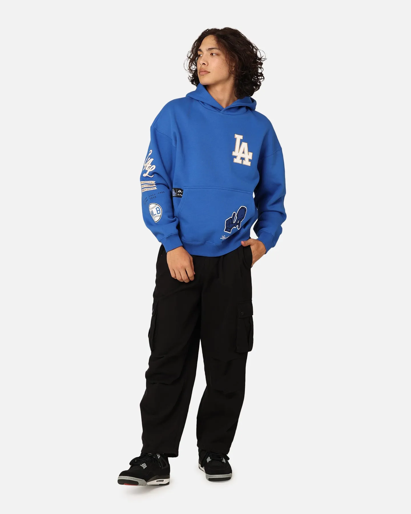 Majestic Athletic Los Angeles Dodgers City Appliqué Hoodie Olympic Blue