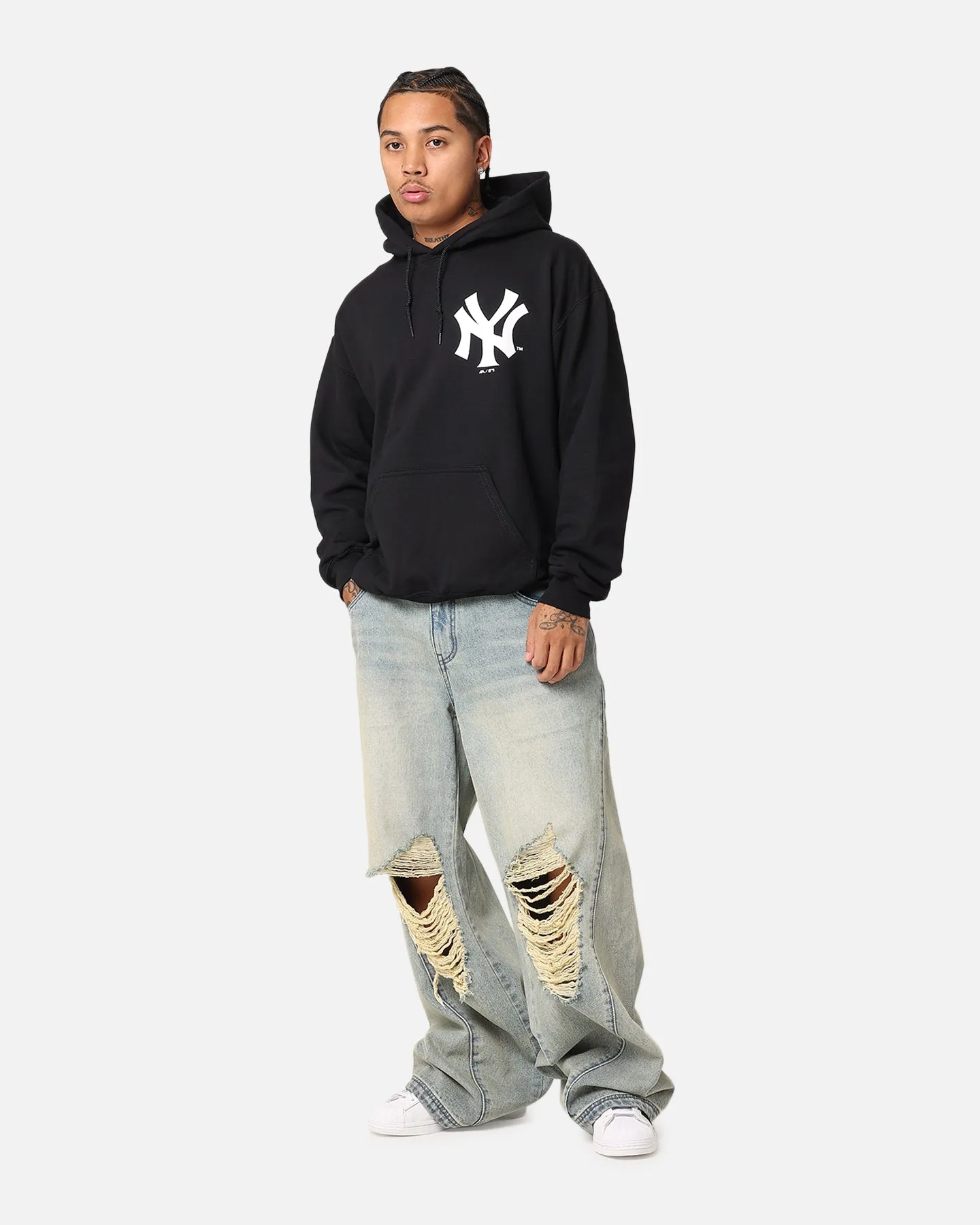 Majestic Athletic New York Yankees Arch Stack Hoodie Black