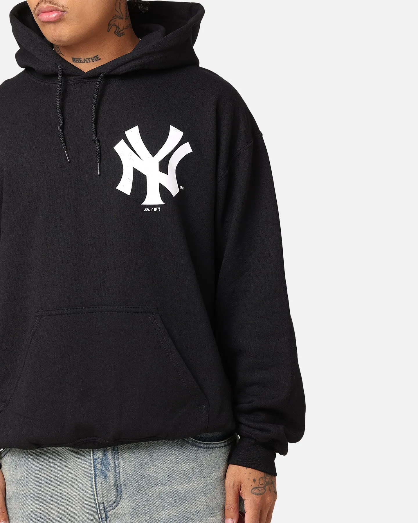 Majestic Athletic New York Yankees Arch Stack Hoodie Black