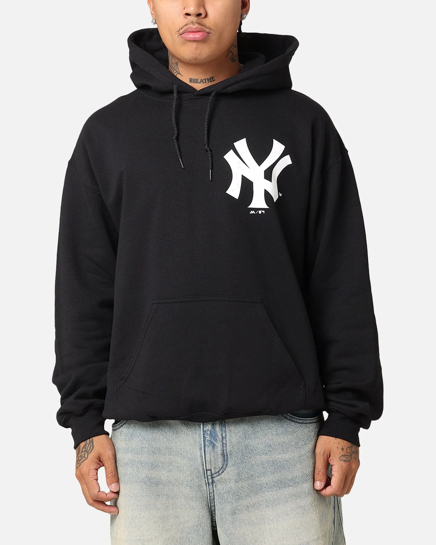 Majestic Athletic New York Yankees Arch Stack Hoodie Black