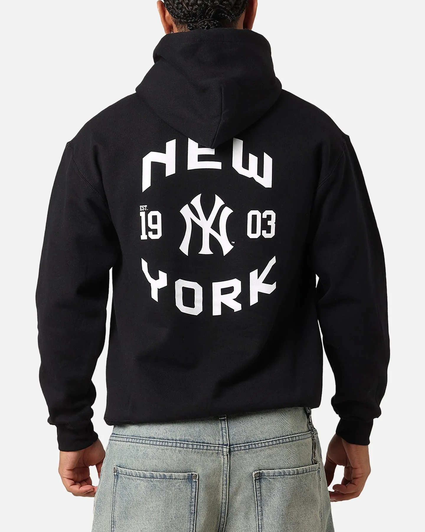 Majestic Athletic New York Yankees Doyers Chest Hoodie Black