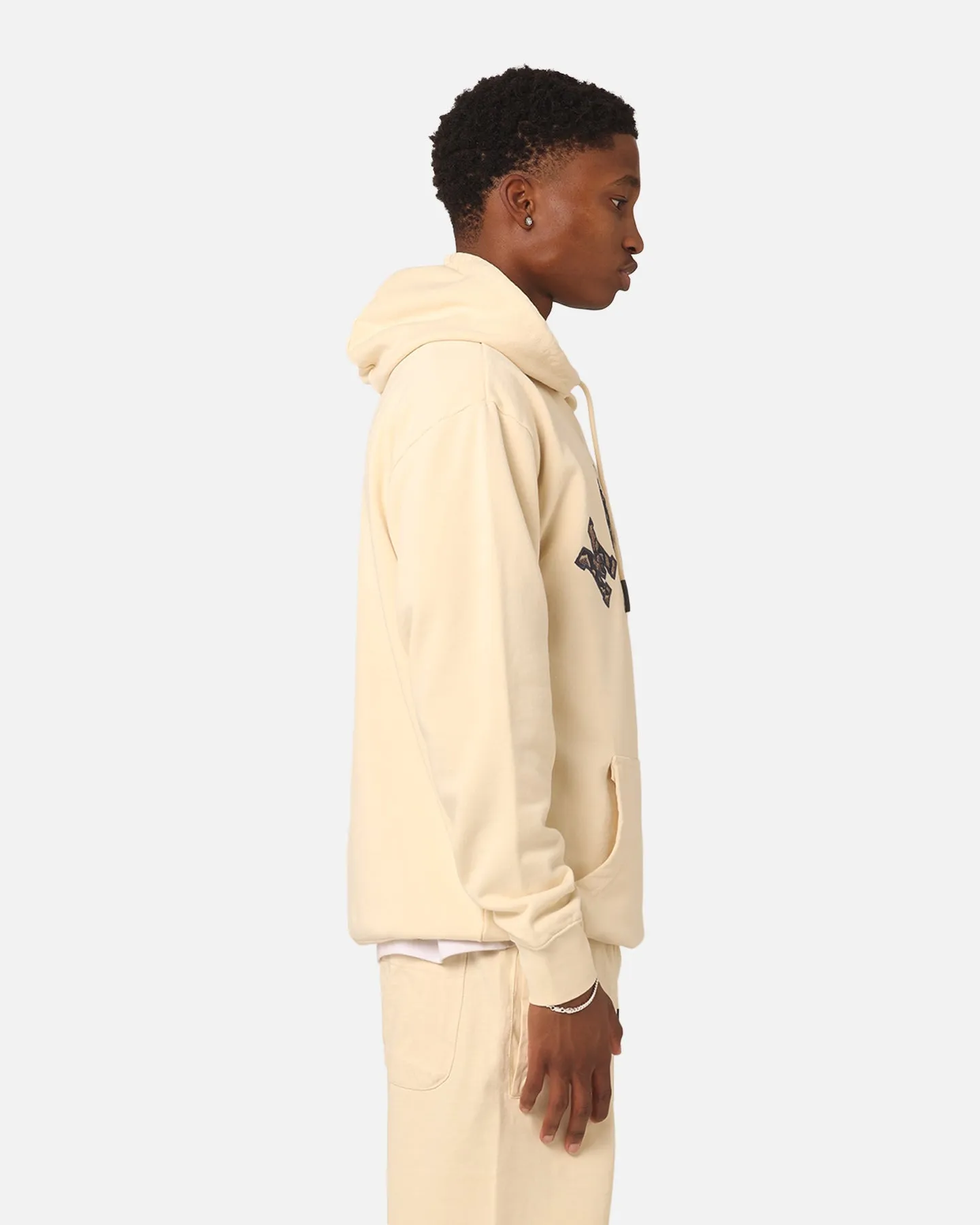 Market Rug Dealer Throwback Arc Hoodie Ecru