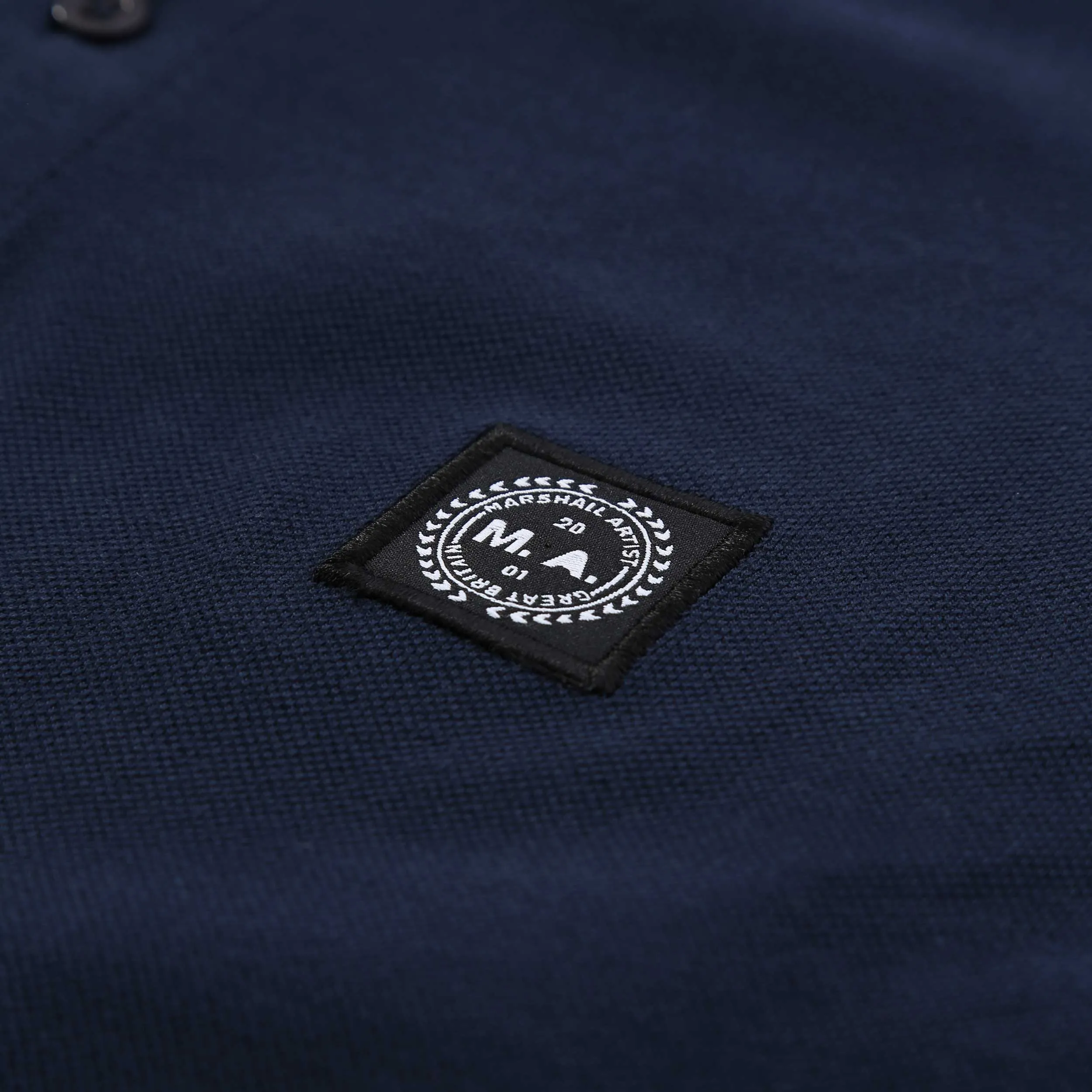 Marshall Artist Siren SS Polo Shirt in Navy