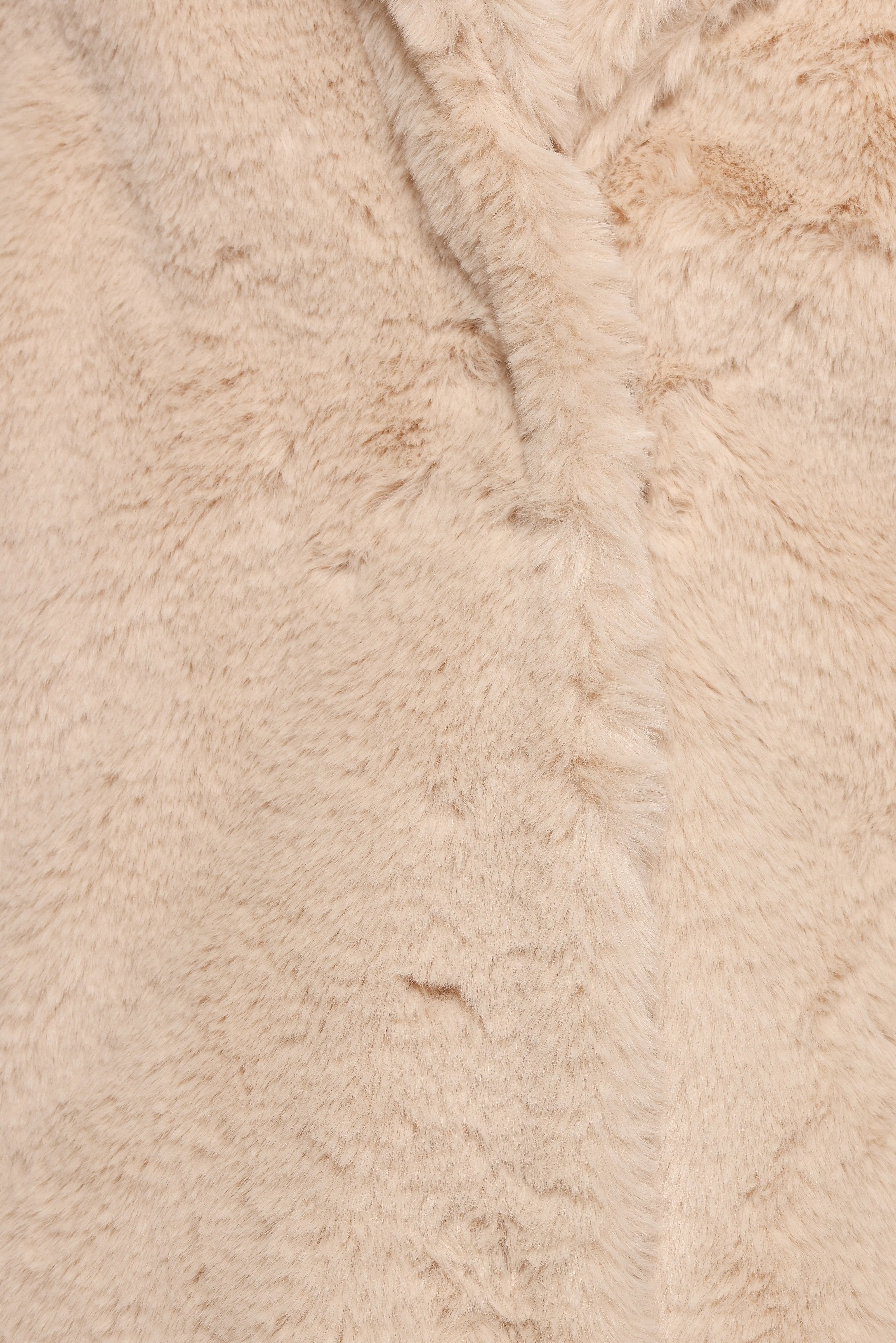 Meeka Faux Fur Jacket - Beige