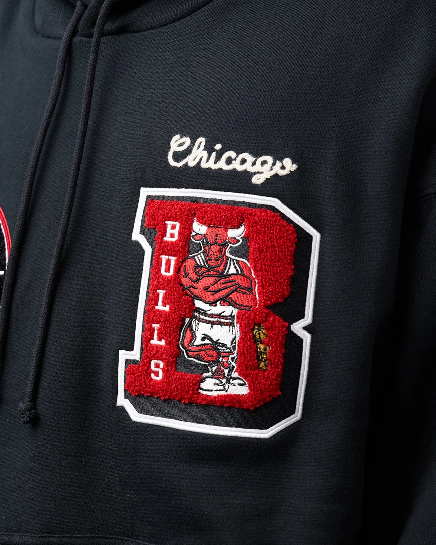 Mitchell & Ness Chicago Bulls Conference Hoodie Faded Black