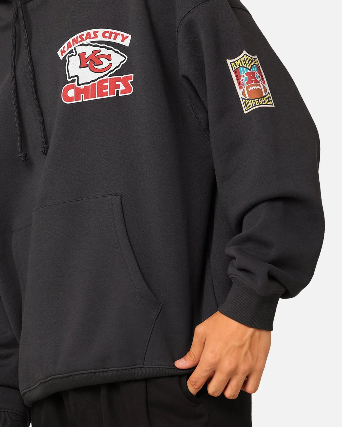 Mitchell & Ness Kansas City Chiefs Super Bowl World Hoodie Faded Black