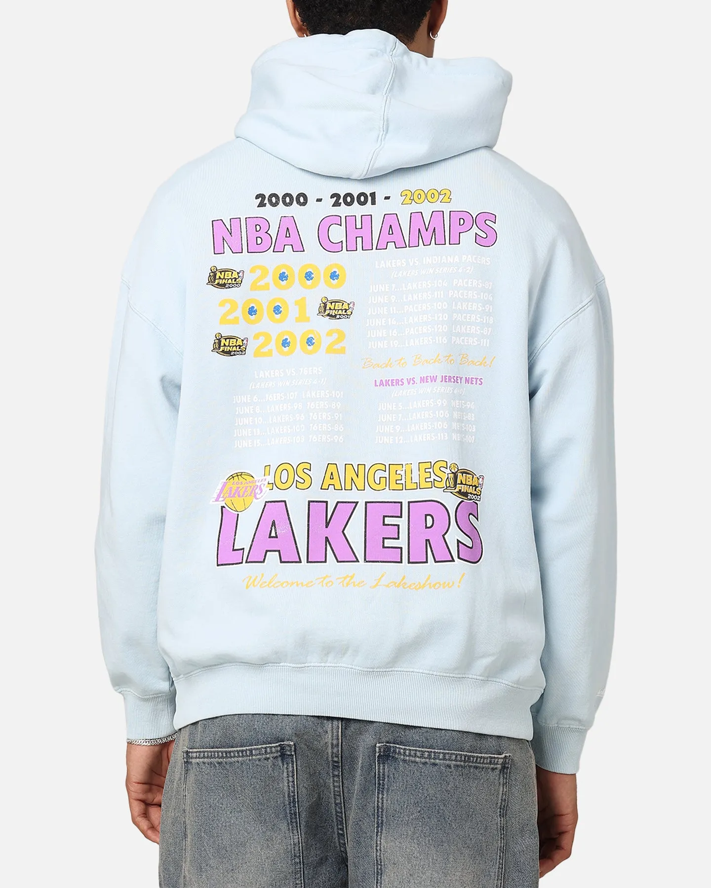 Mitchell & Ness Los Angeles Lakers Finals Champion Hoodie Light Blue