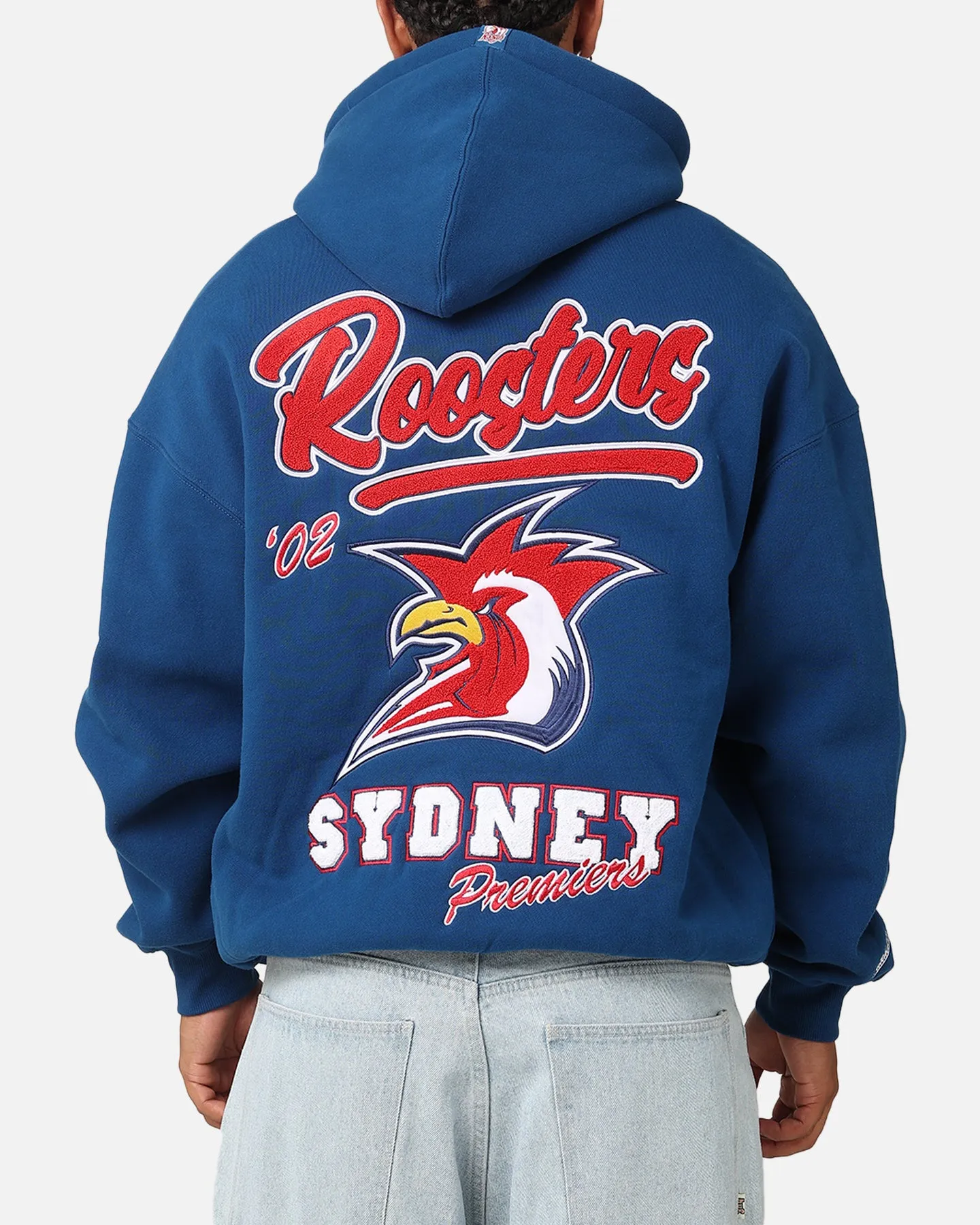 Mitchell & Ness Sydney Roosters 2002 Premiers Hoodie Navy