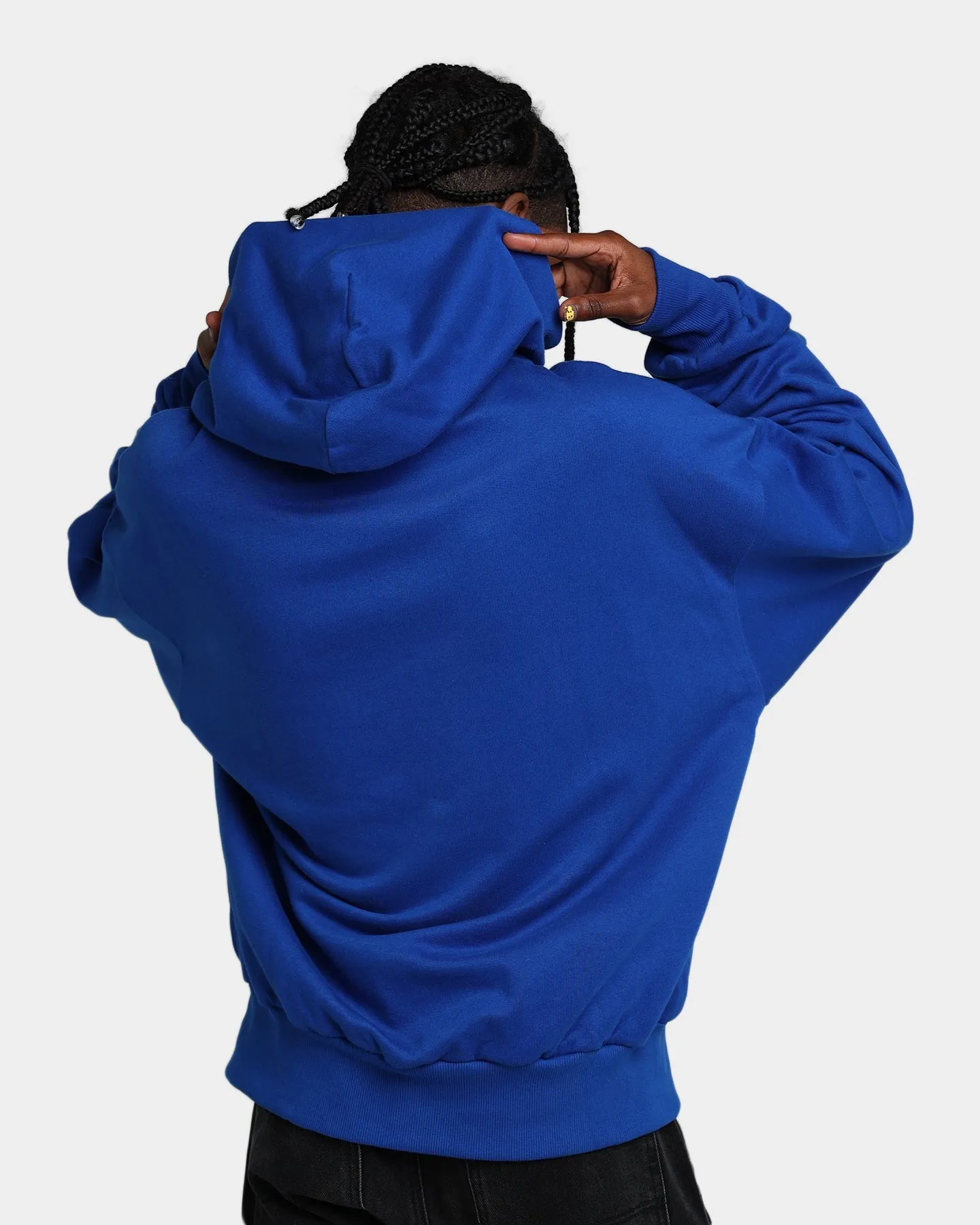 MNML Double Layer Hoodie Blue