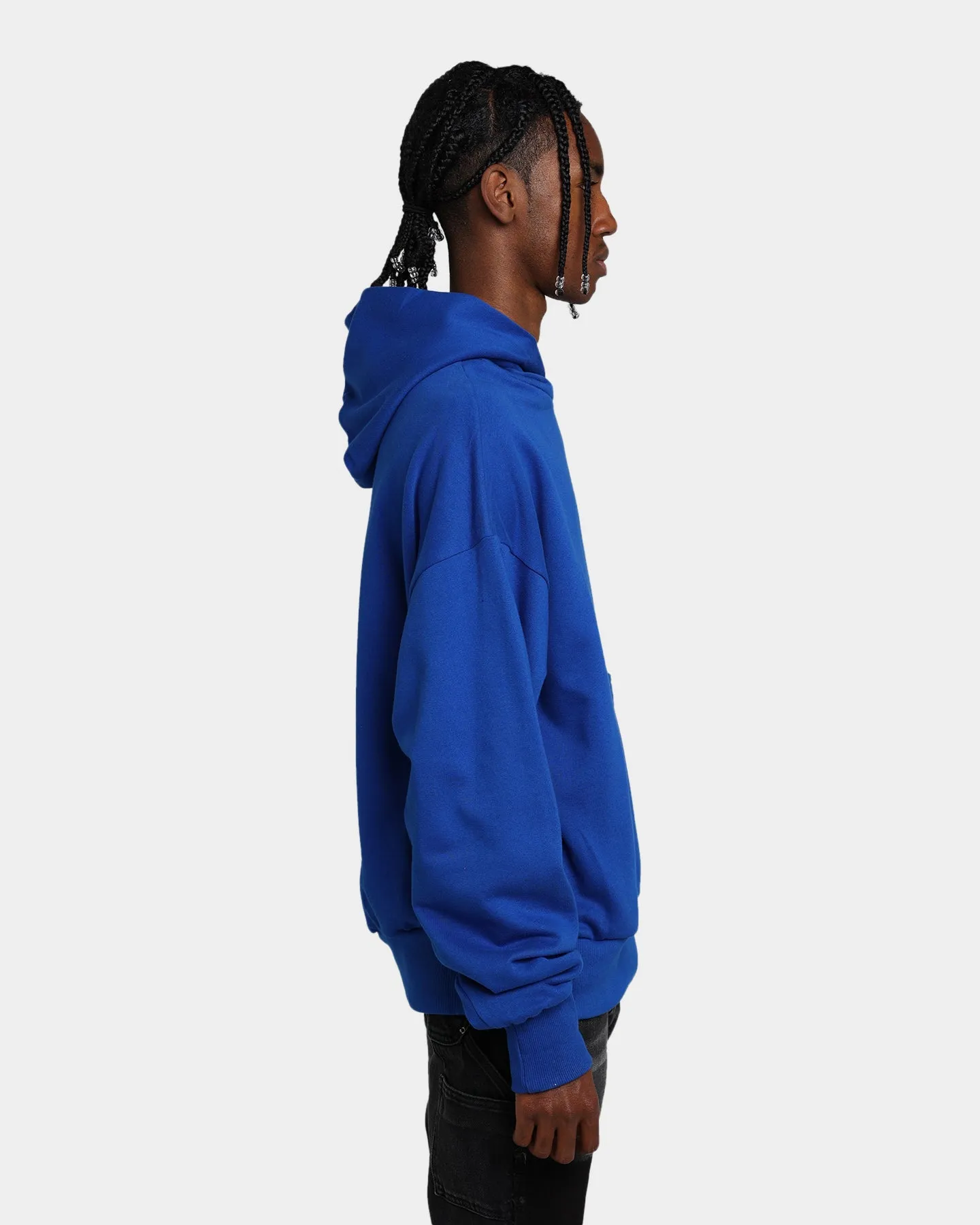 MNML Double Layer Hoodie Blue