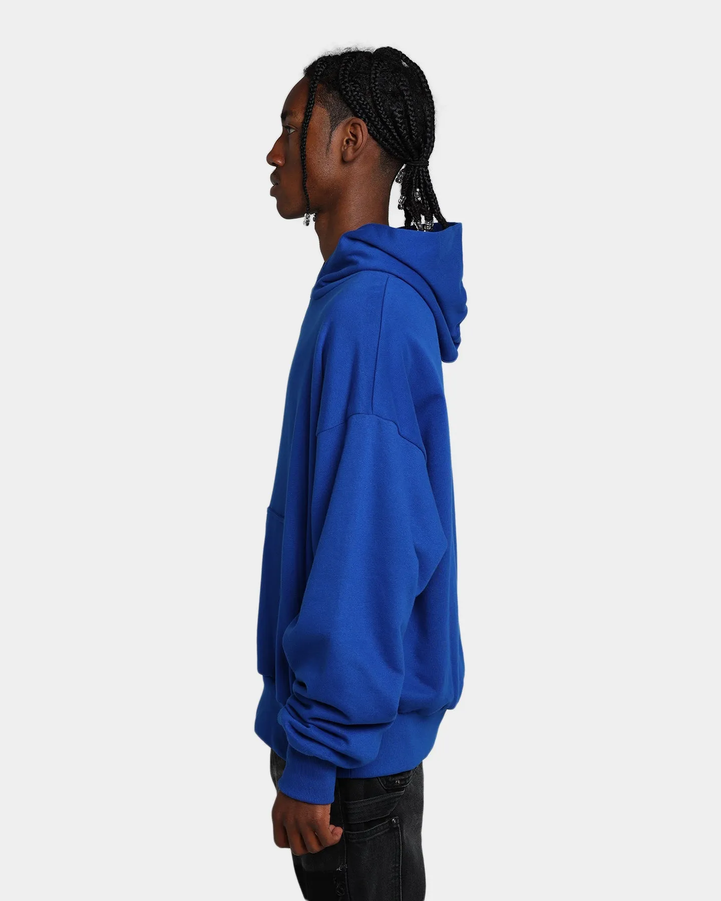 MNML Double Layer Hoodie Blue