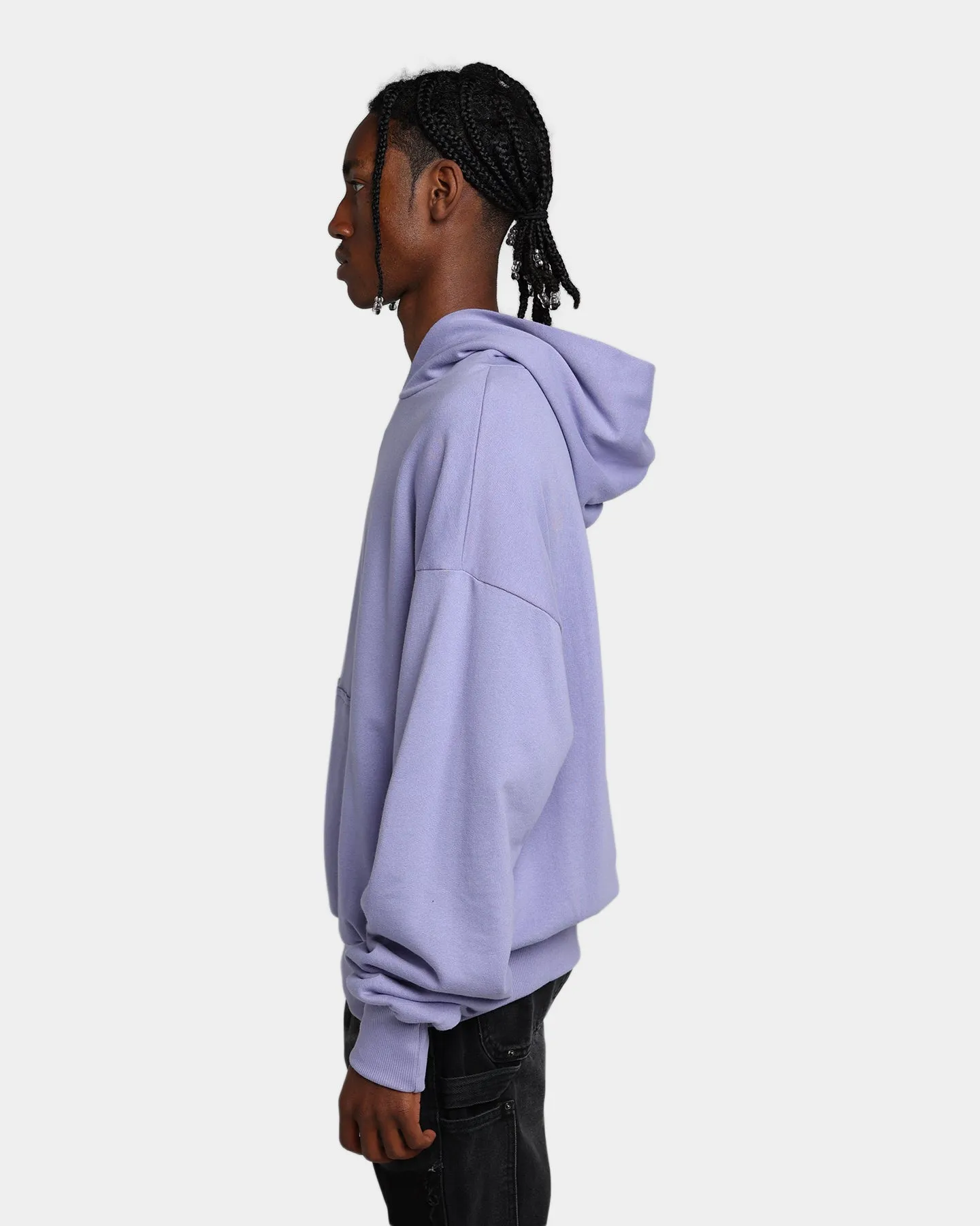 MNML Double Layer Hoodie Purple