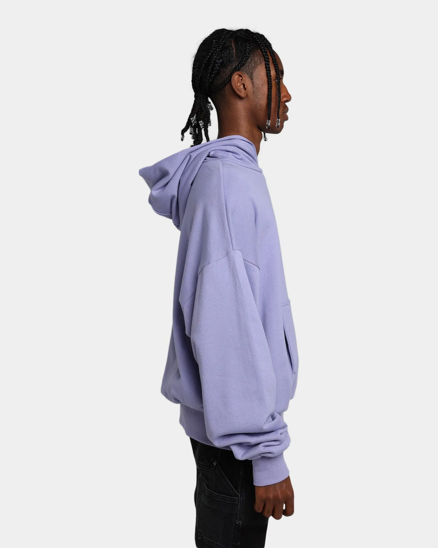 MNML Double Layer Hoodie Purple