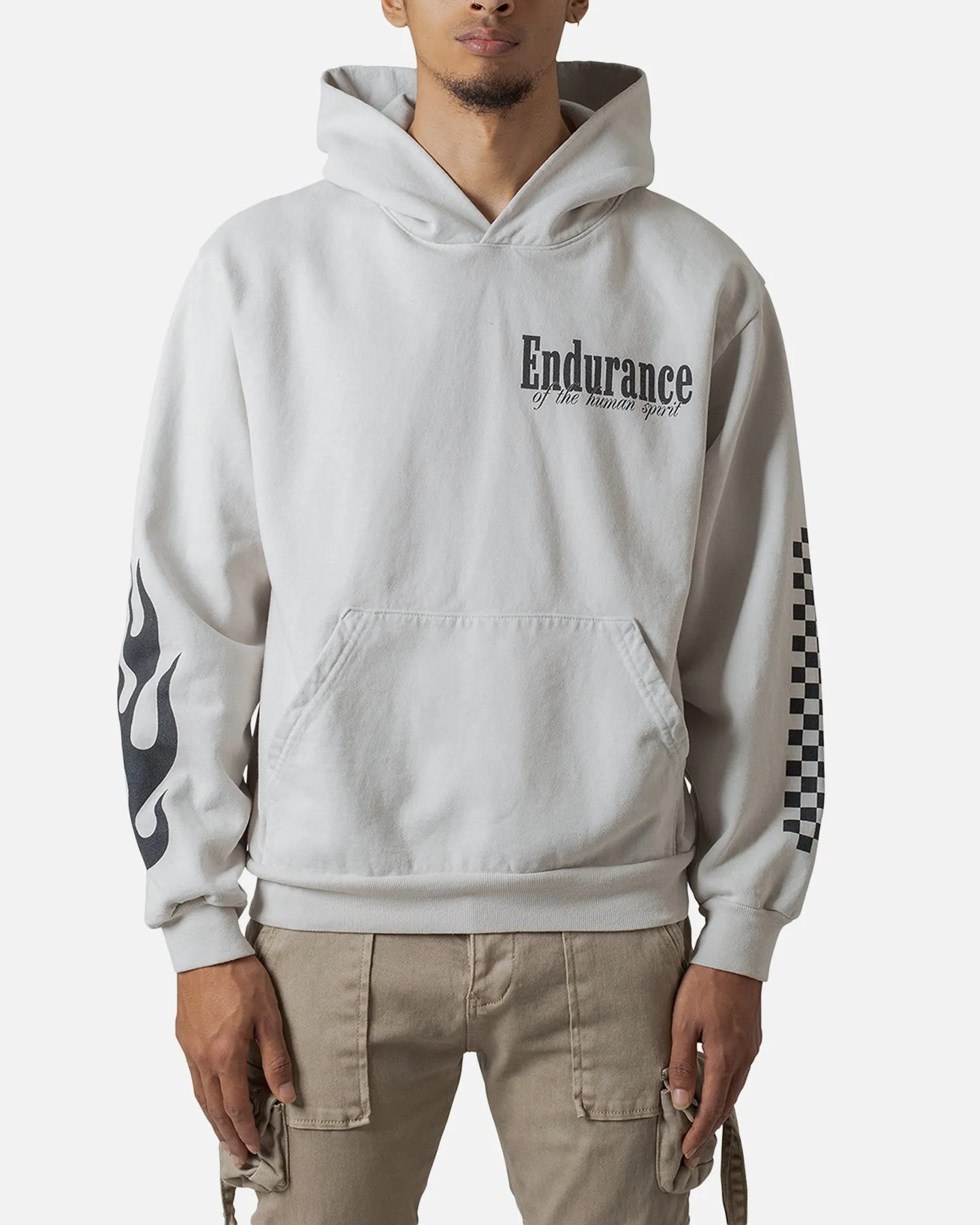 MNML Endurance Hoodie Light Grey Heat