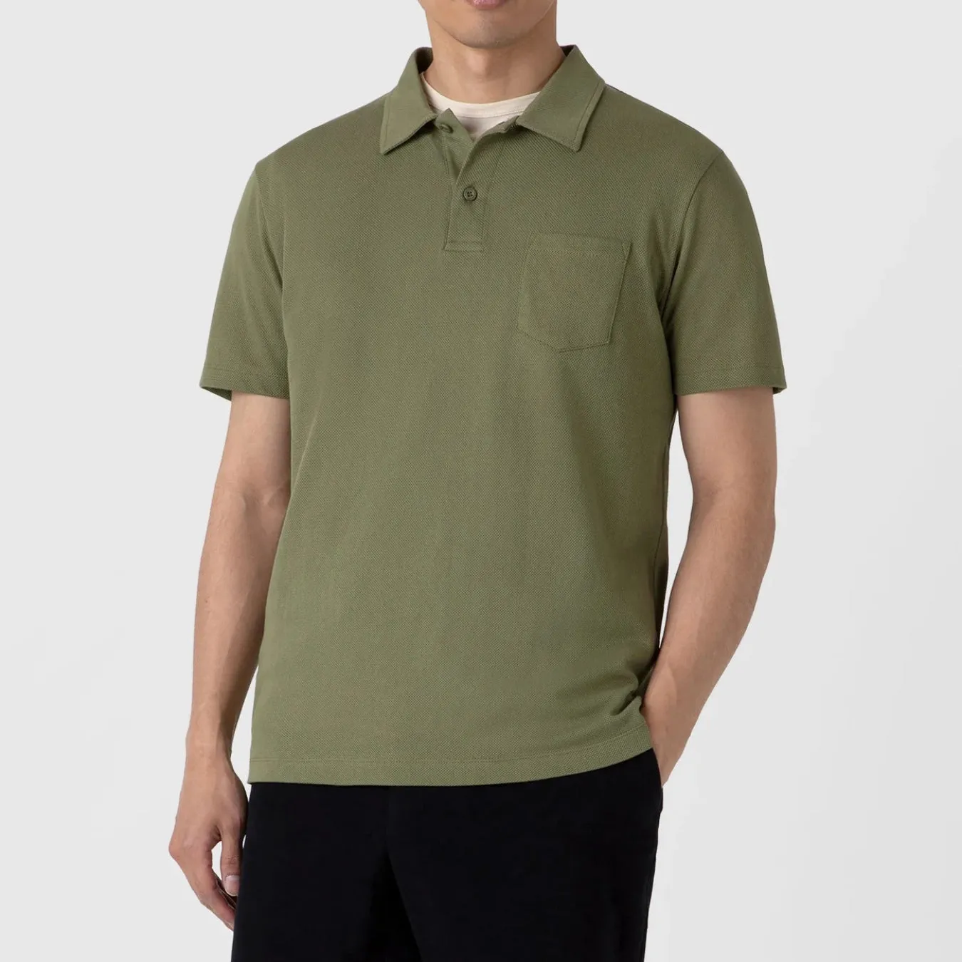 Moss Green Riviera Polo Shirt