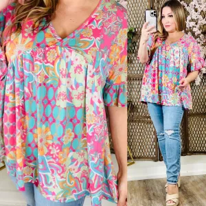 Multicolored Blouse