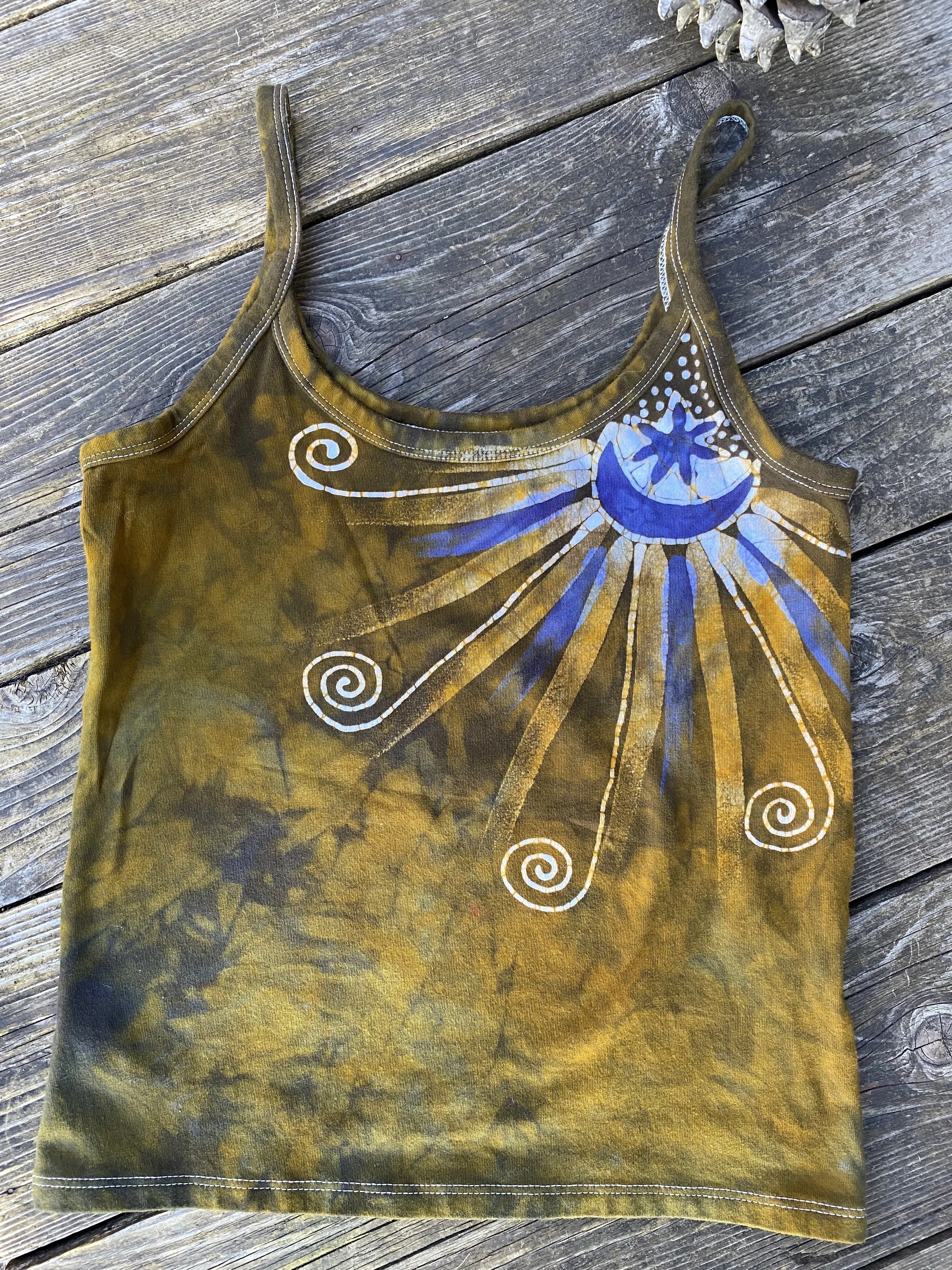 Mustard Seed Moon Awakening Batikwalla Tank Top