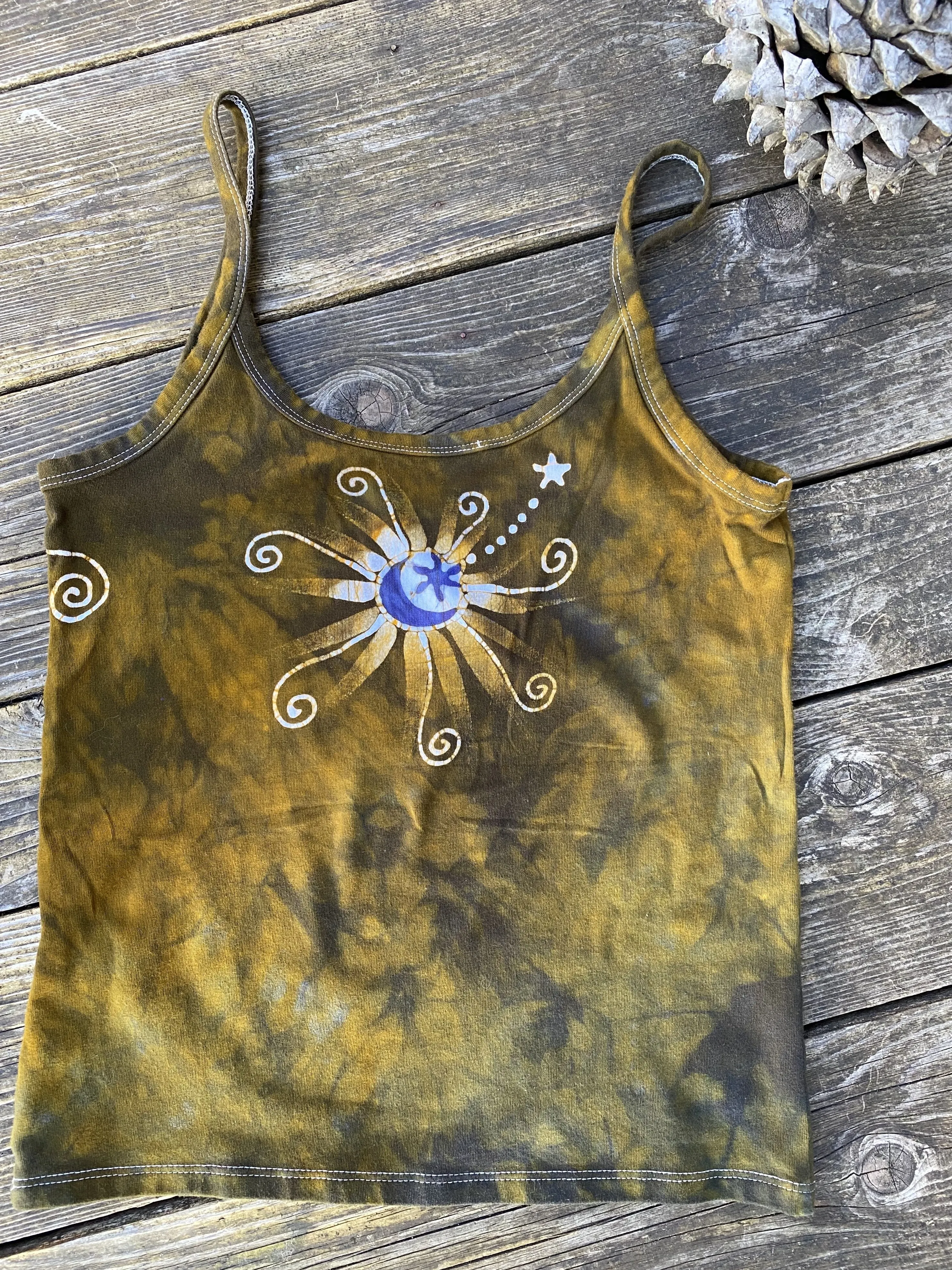 Mustard Seed Moon Awakening Batikwalla Tank Top