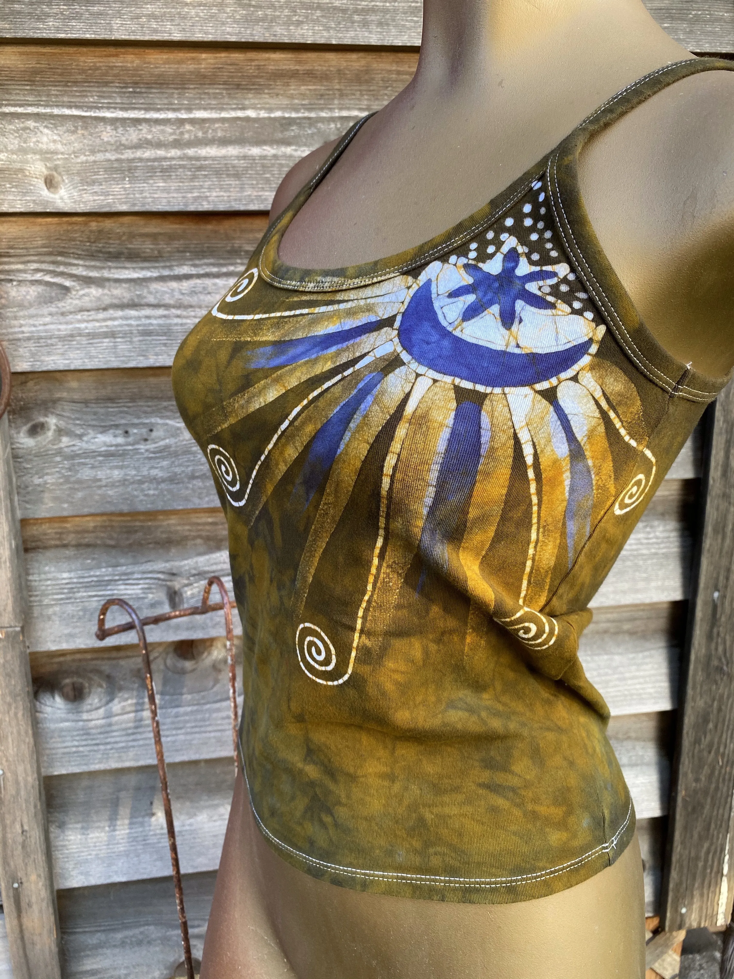 Mustard Seed Moon Awakening Batikwalla Tank Top