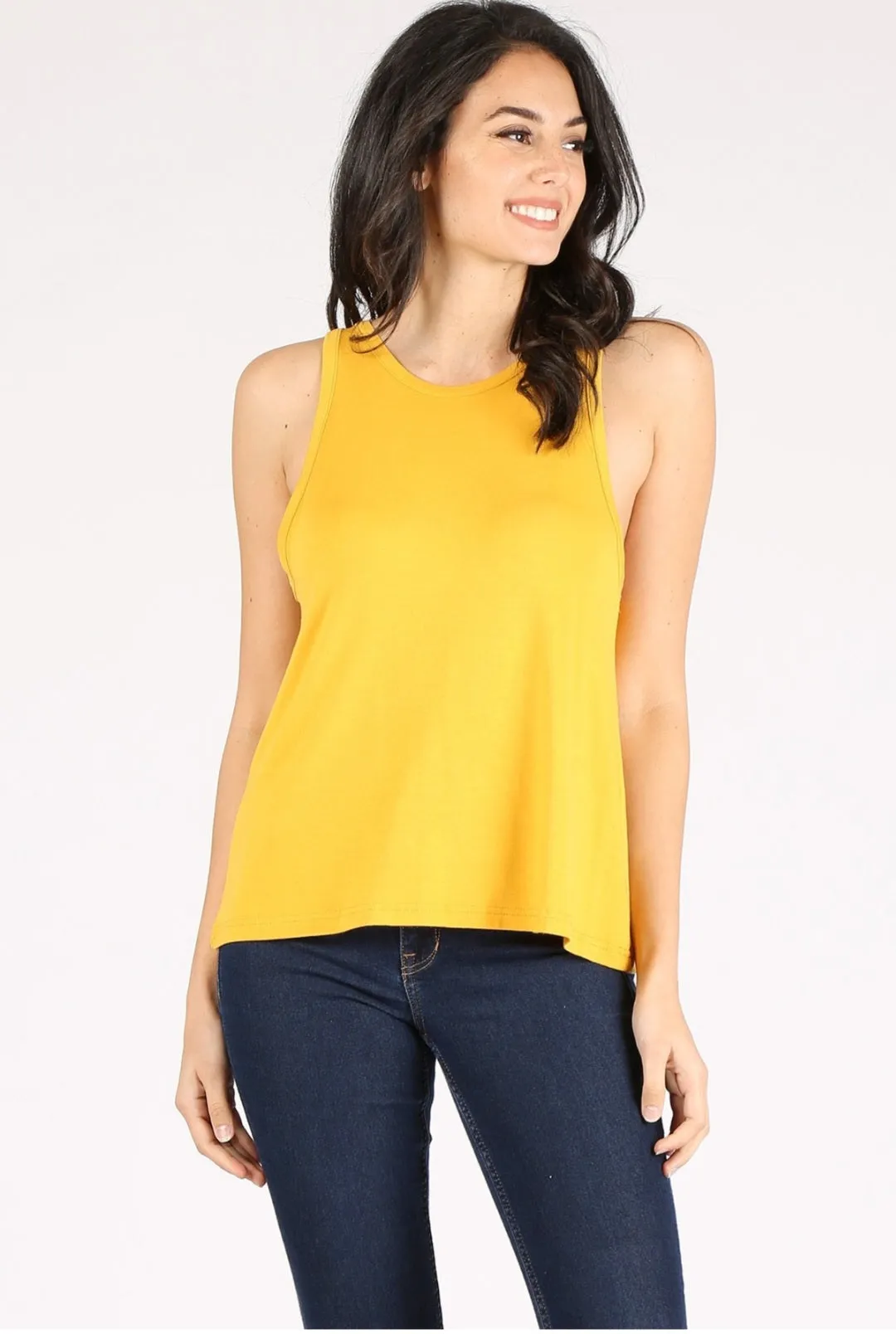 Mustard Tank Top