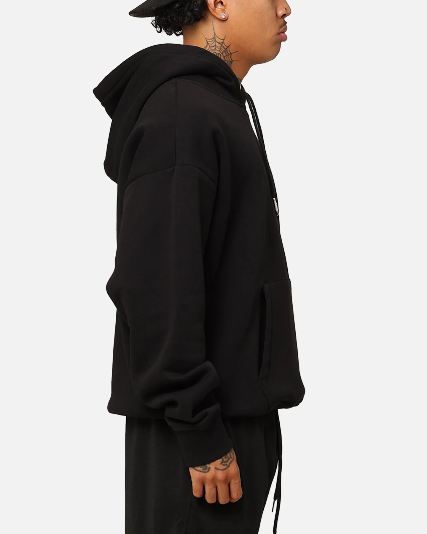 New Era Branded Hoodie Black