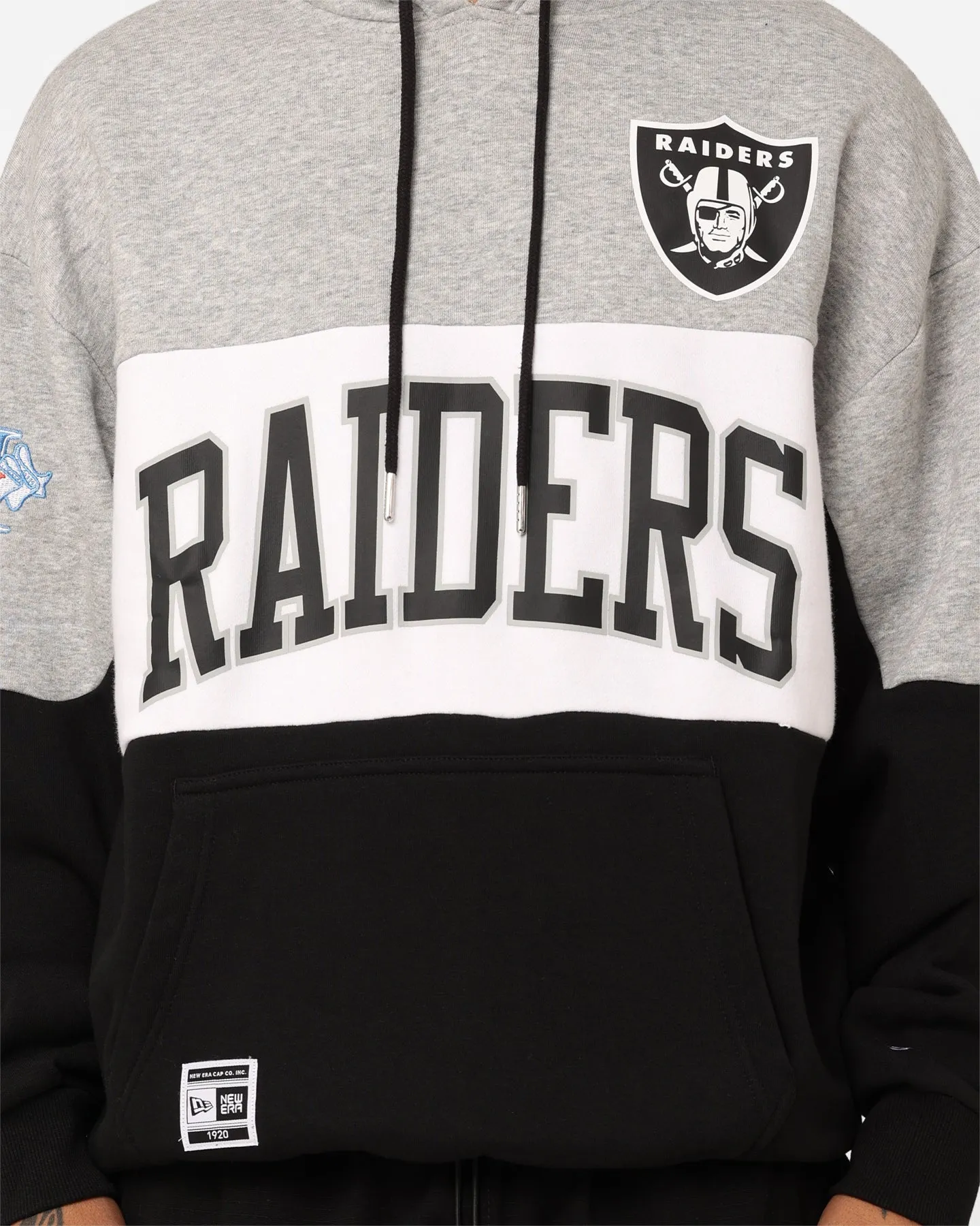 New Era Las Vegas Raiders Panel Hoodie Black