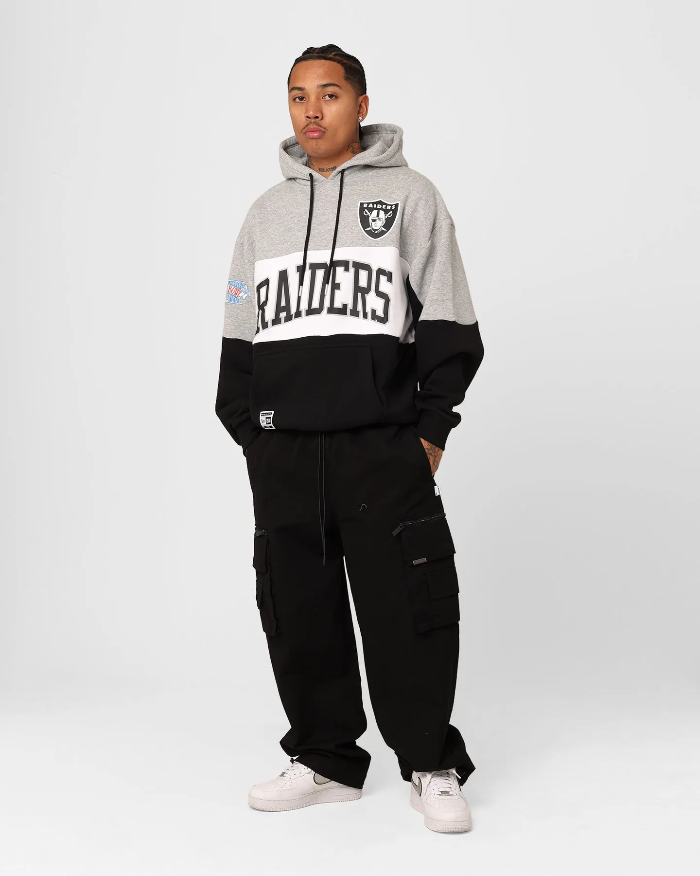 New Era Las Vegas Raiders Panel Hoodie Black