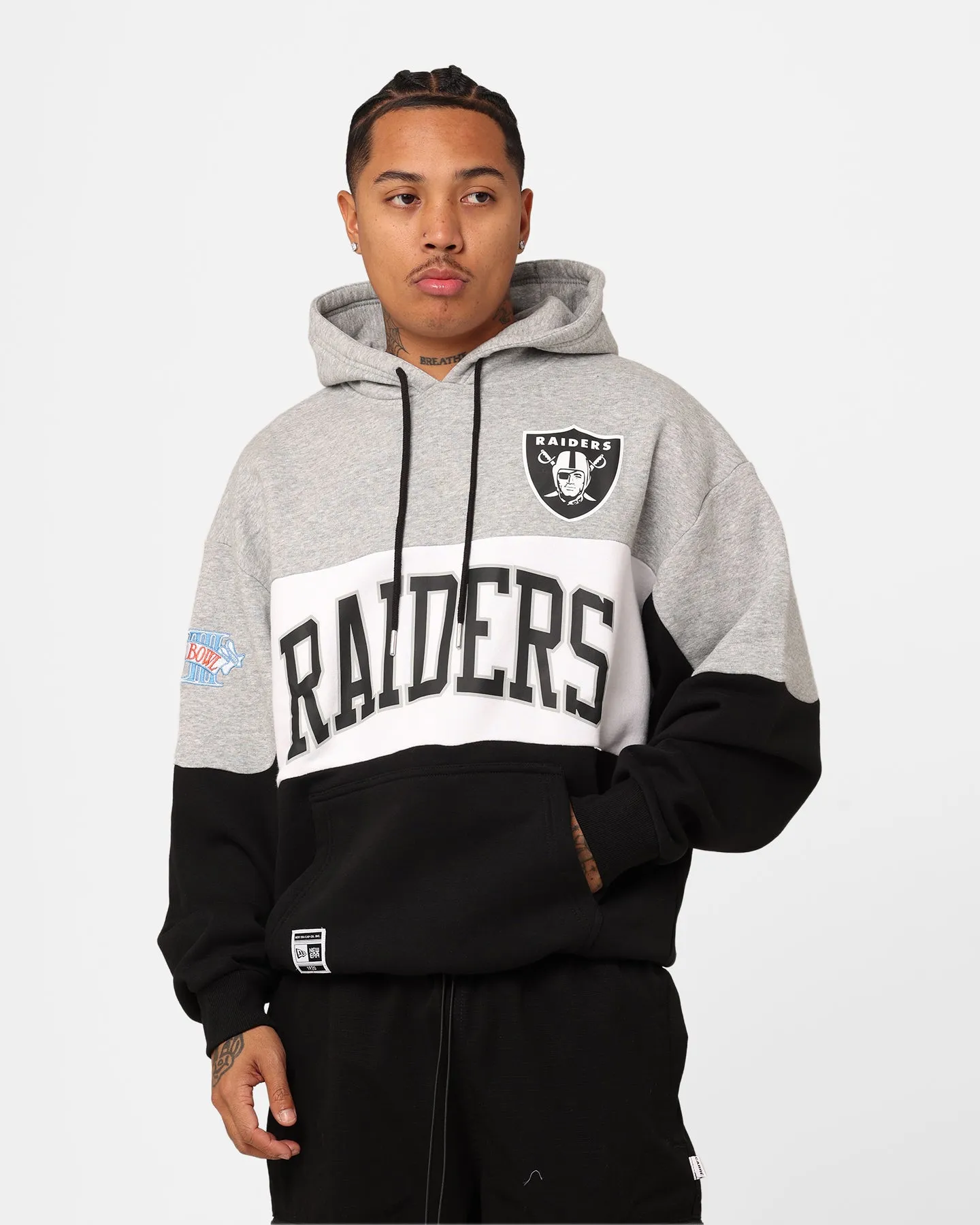 New Era Las Vegas Raiders Panel Hoodie Black