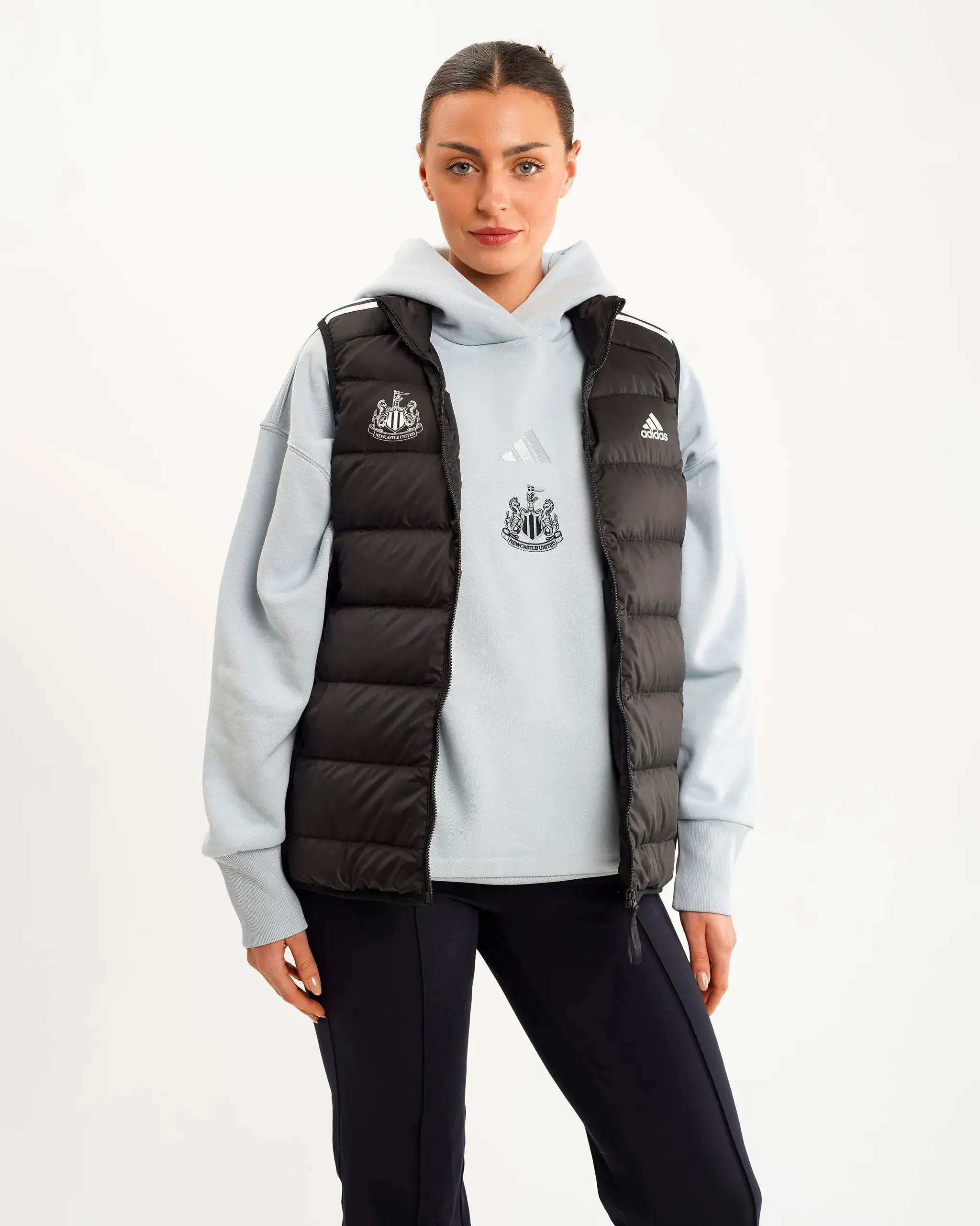 Newcastle United adidas Women's Essentials 3S Light Down Vest