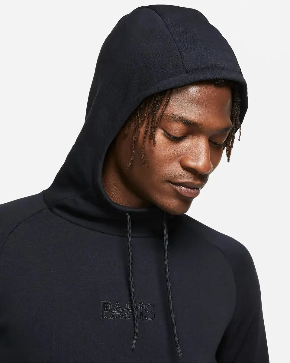 Nike 2020-21 PSG GFA Fleece Pullover Hoodie - Black