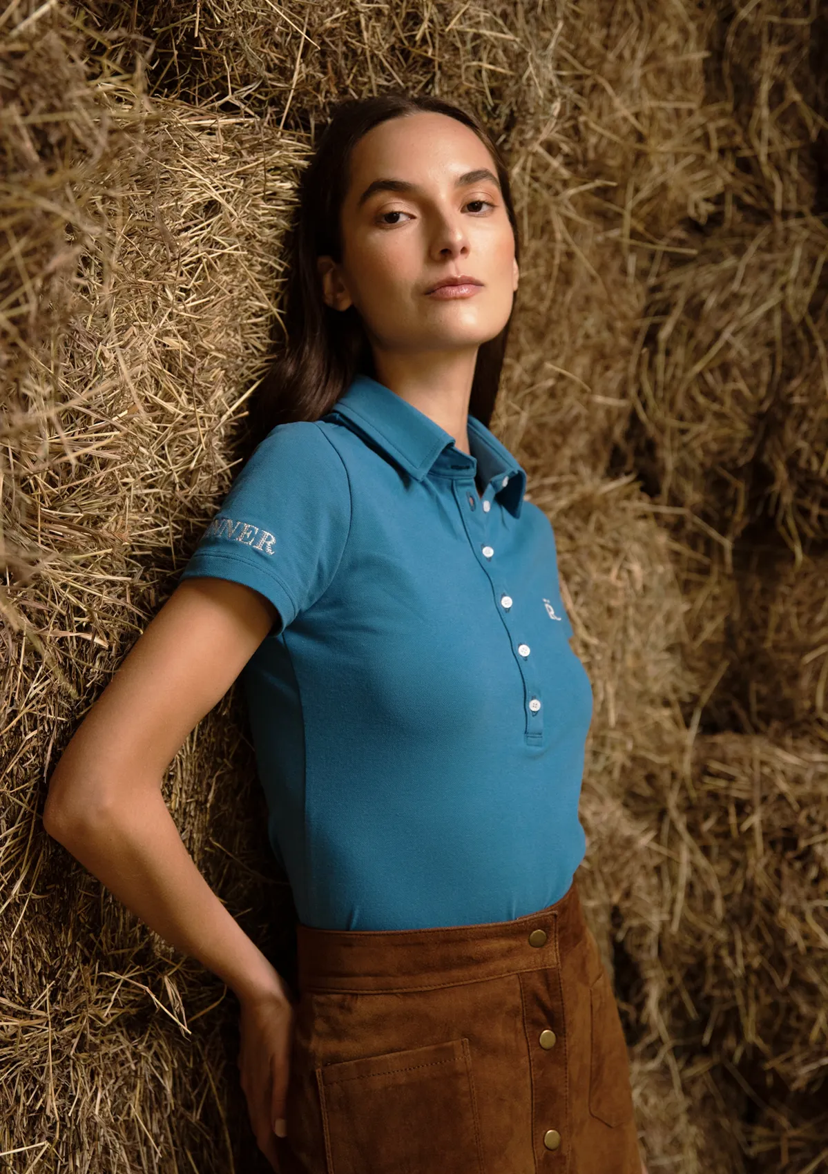 Nova Cotton Polo-Shirt Short Sleeve | Teal