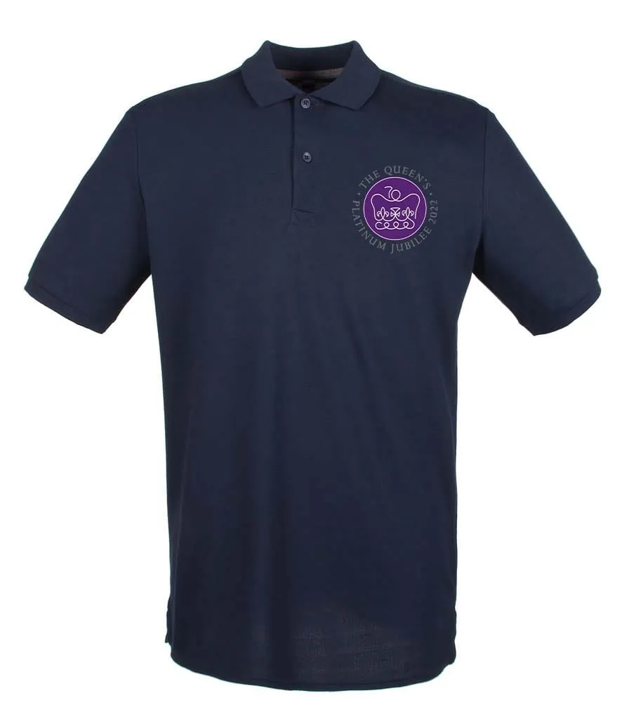 Official Queen's Platinum Jubilee 2022 Embroidered Polo Shirt