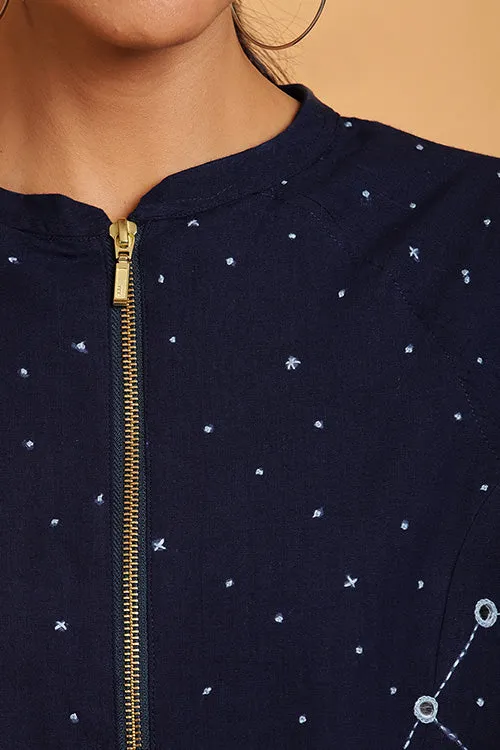 Okhai 'Moonlight' Embroidered Cotton Bomber Jacket