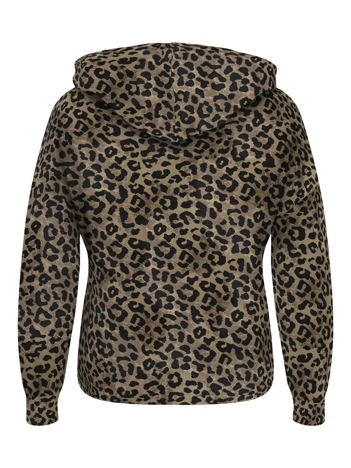 Only Carmakoma Alba Leopard Print Hoodie