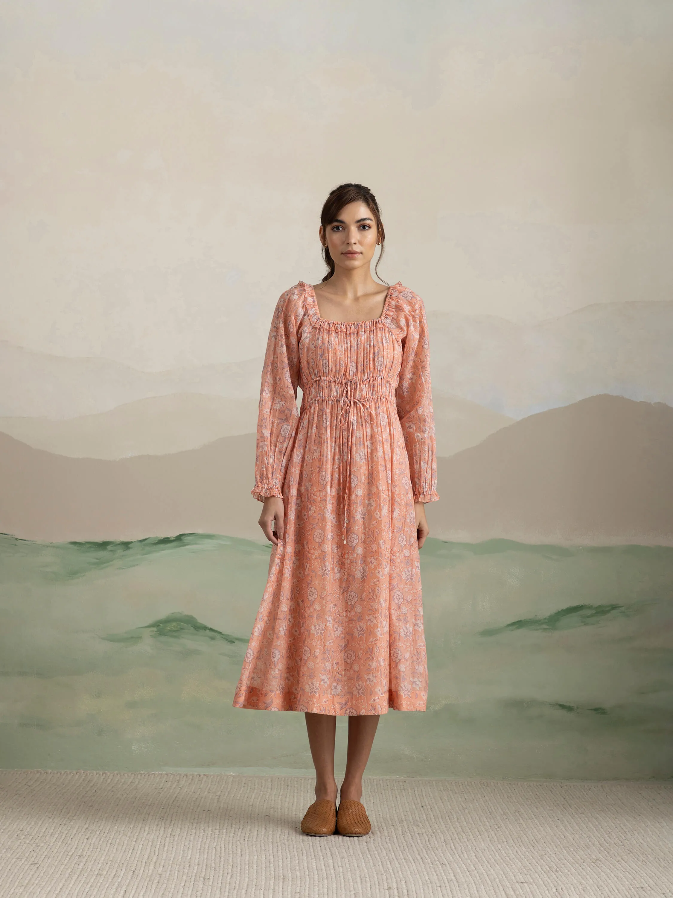 Peony Voyager Midi Dress