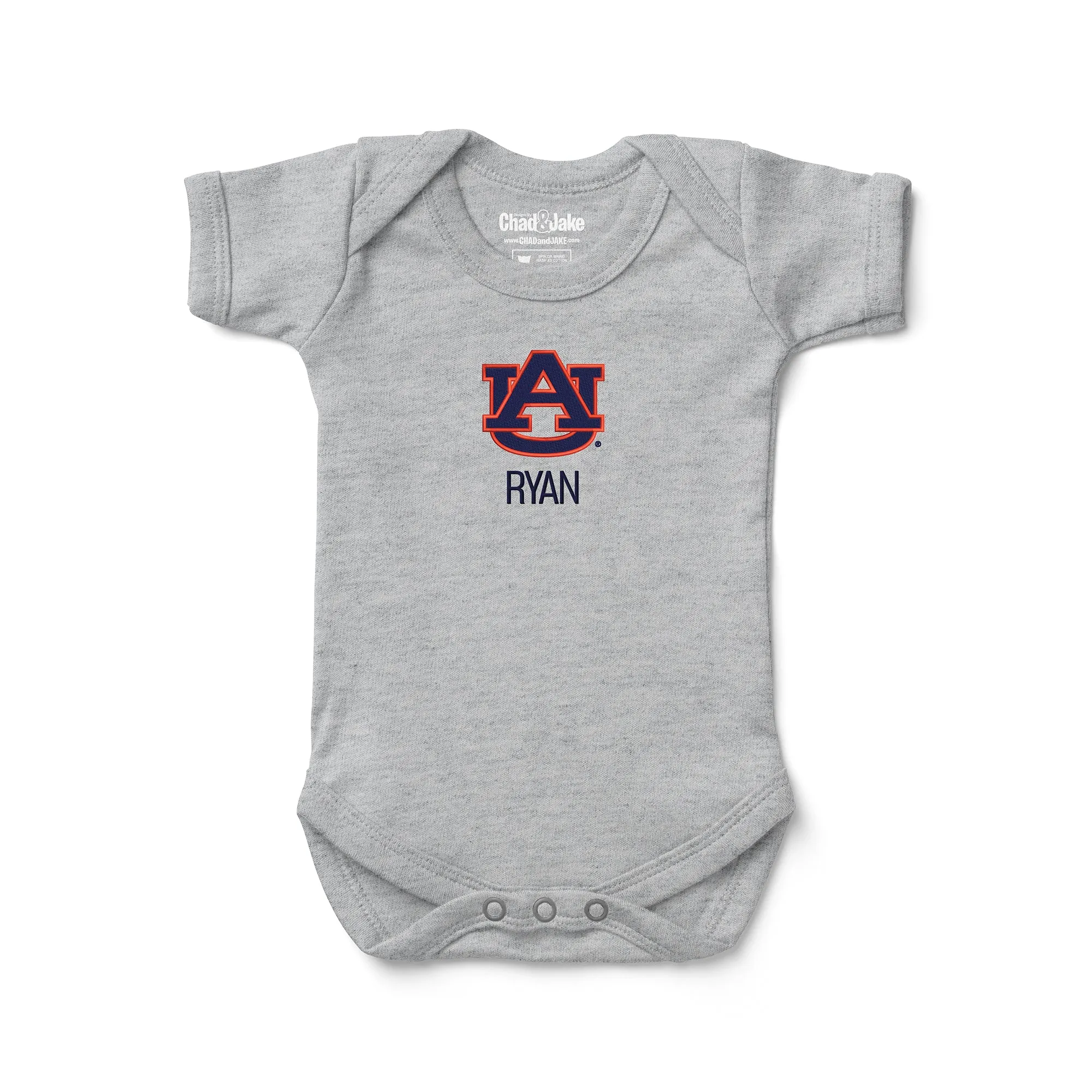 Personalized Auburn Tigers Bodysuit