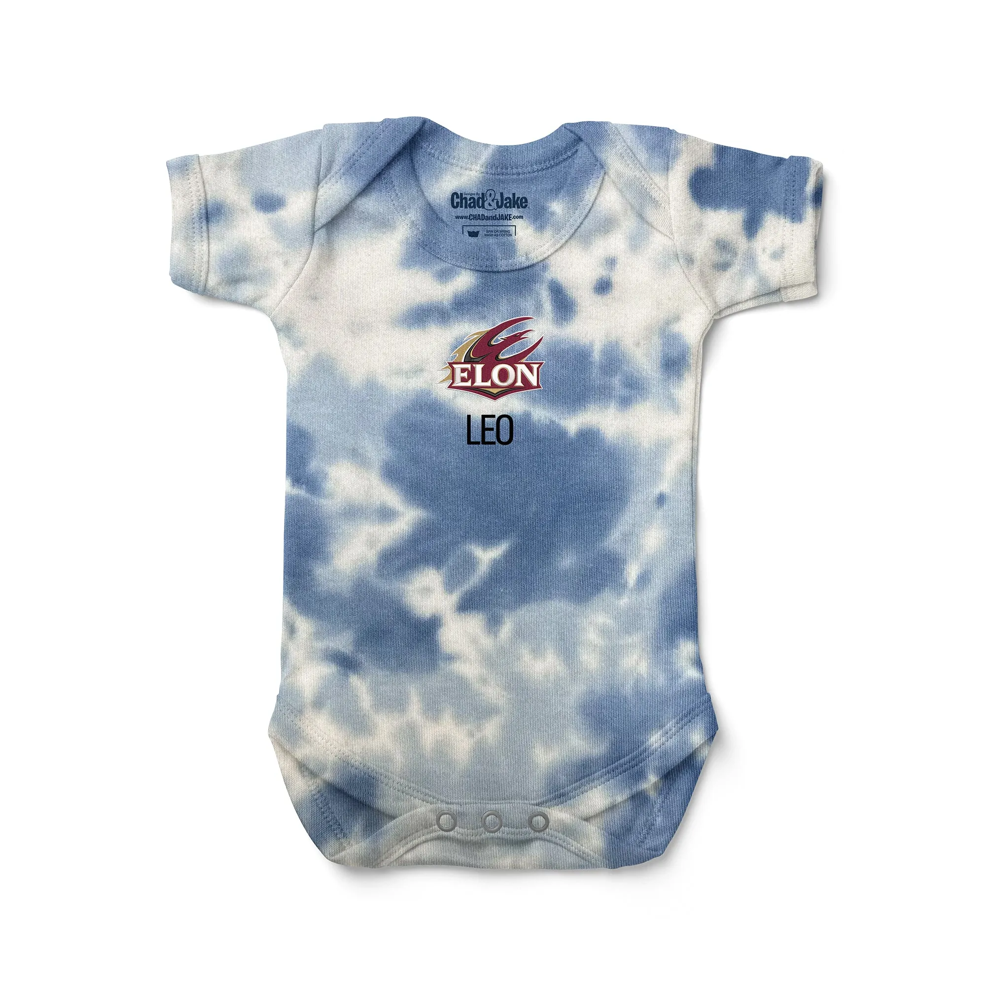 Personalized Elon Phoenix Tie Dye Bodysuit