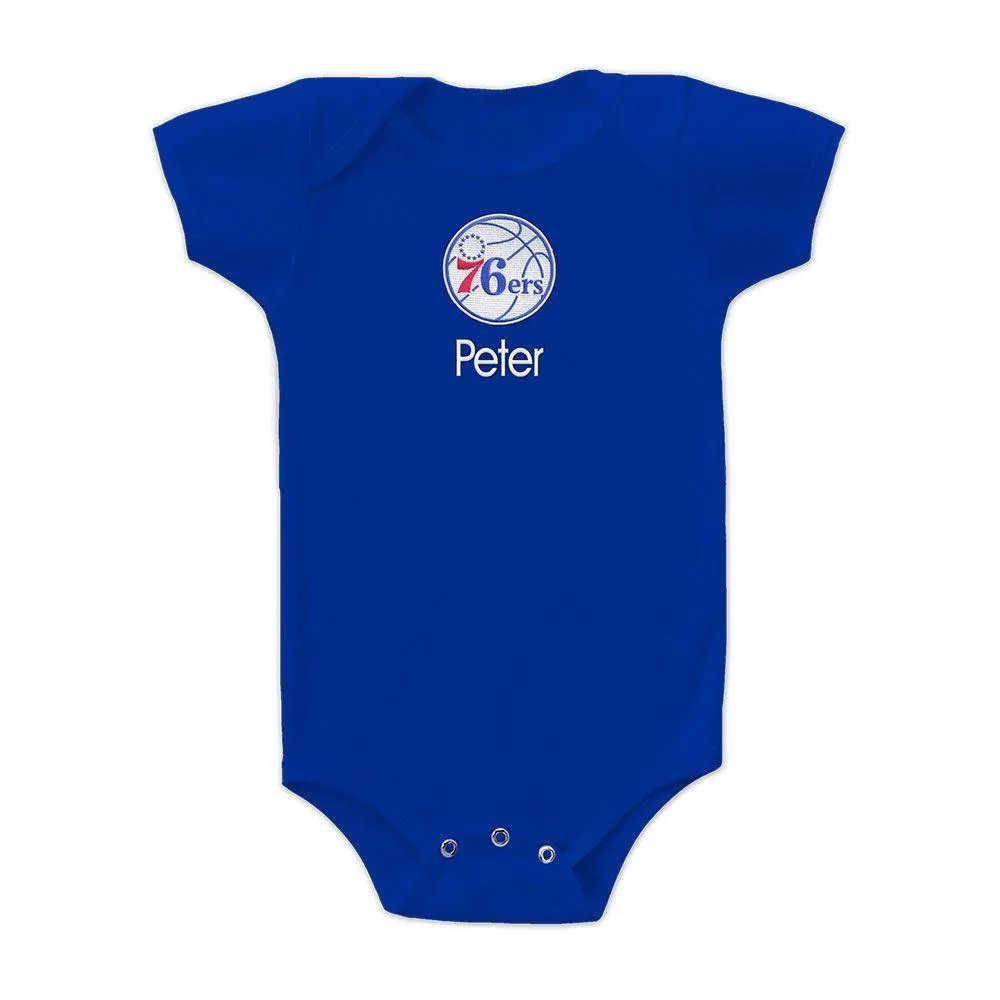 Personalized Philadelphia 76ers Bodysuit