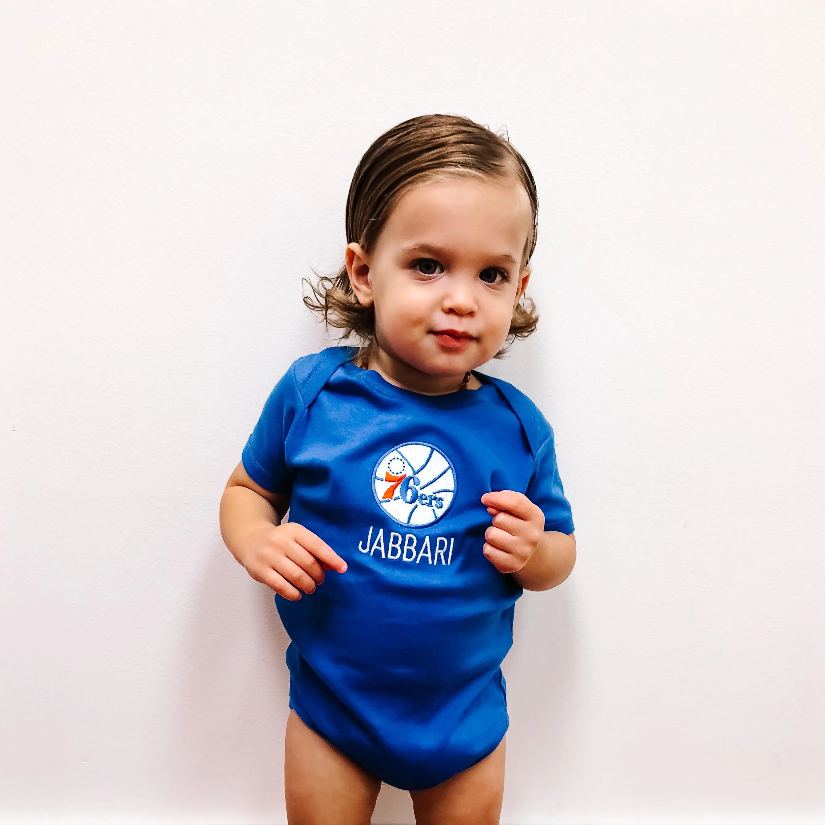 Personalized Philadelphia 76ers Bodysuit