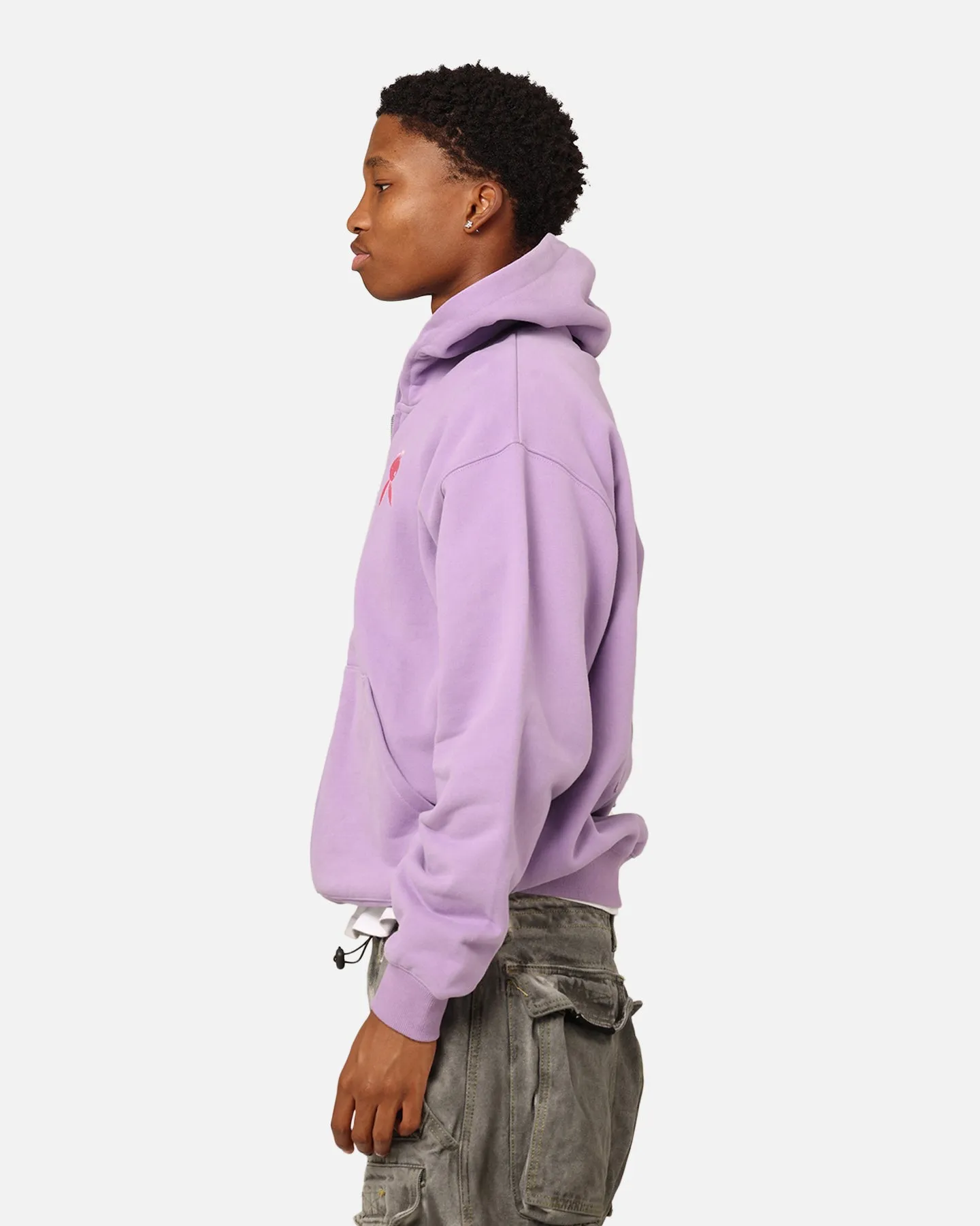 Playboy By Culture Kings Roughboy Full Zip Hoodie Purple